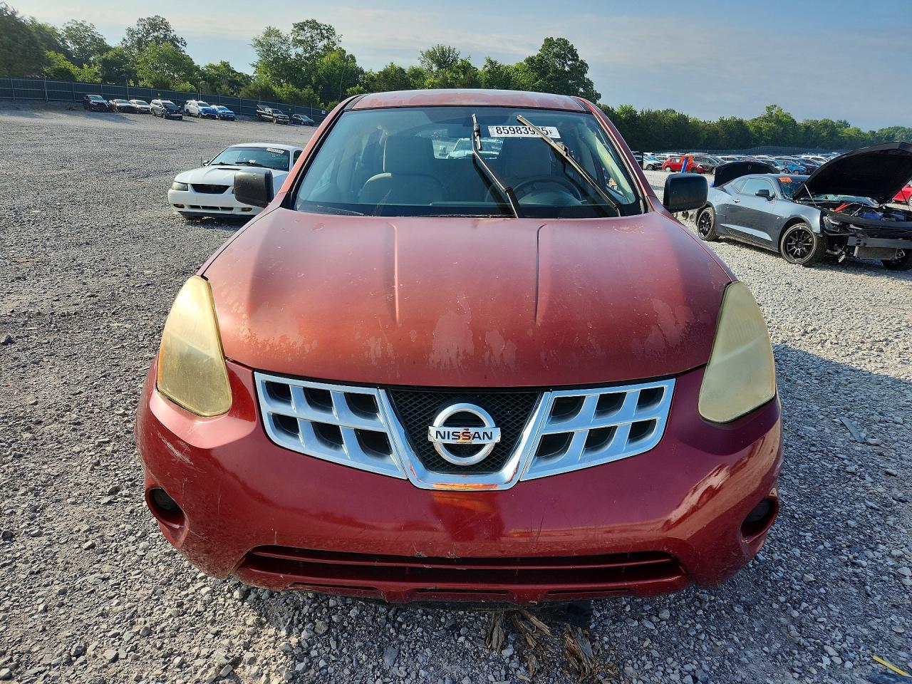 2013 Nissan Rogue S Красный vin: JN8AS5MT9DW518695
