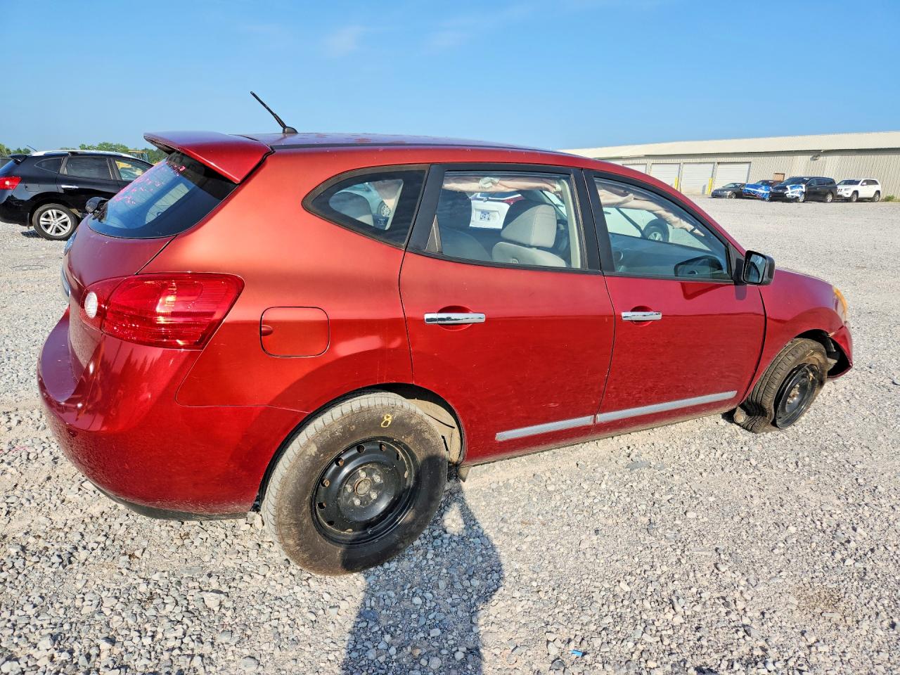 2013 Nissan Rogue S Красный vin: JN8AS5MT9DW518695