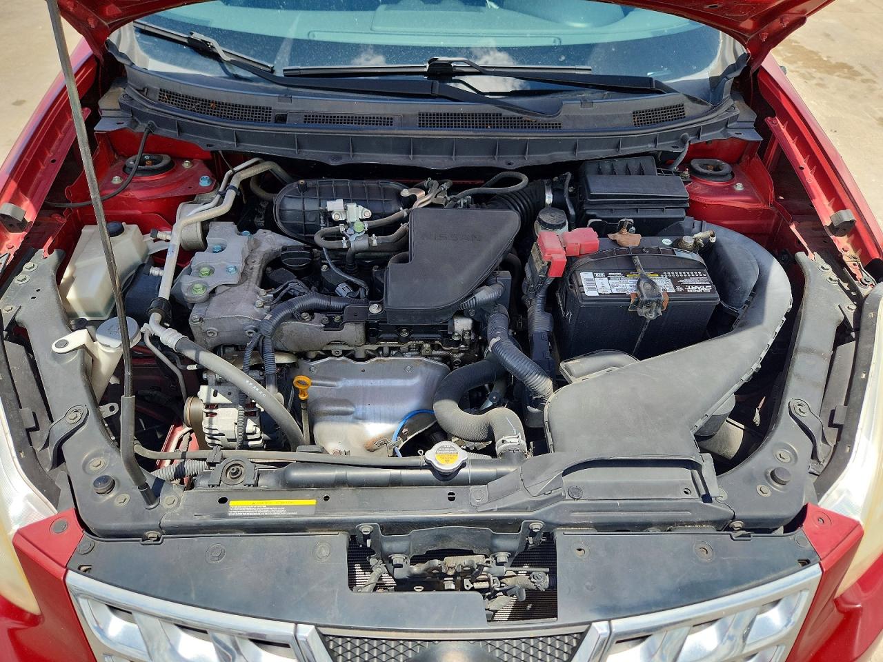 2013 Nissan Rogue S Red vin: JN8AS5MT9DW521757