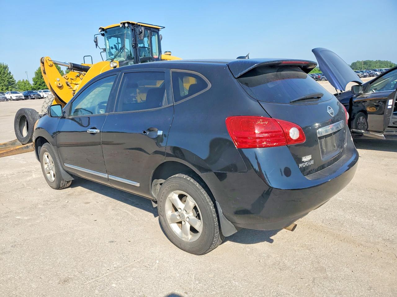 2013 Nissan Rogue S Черный vin: JN8AS5MT9DW527462