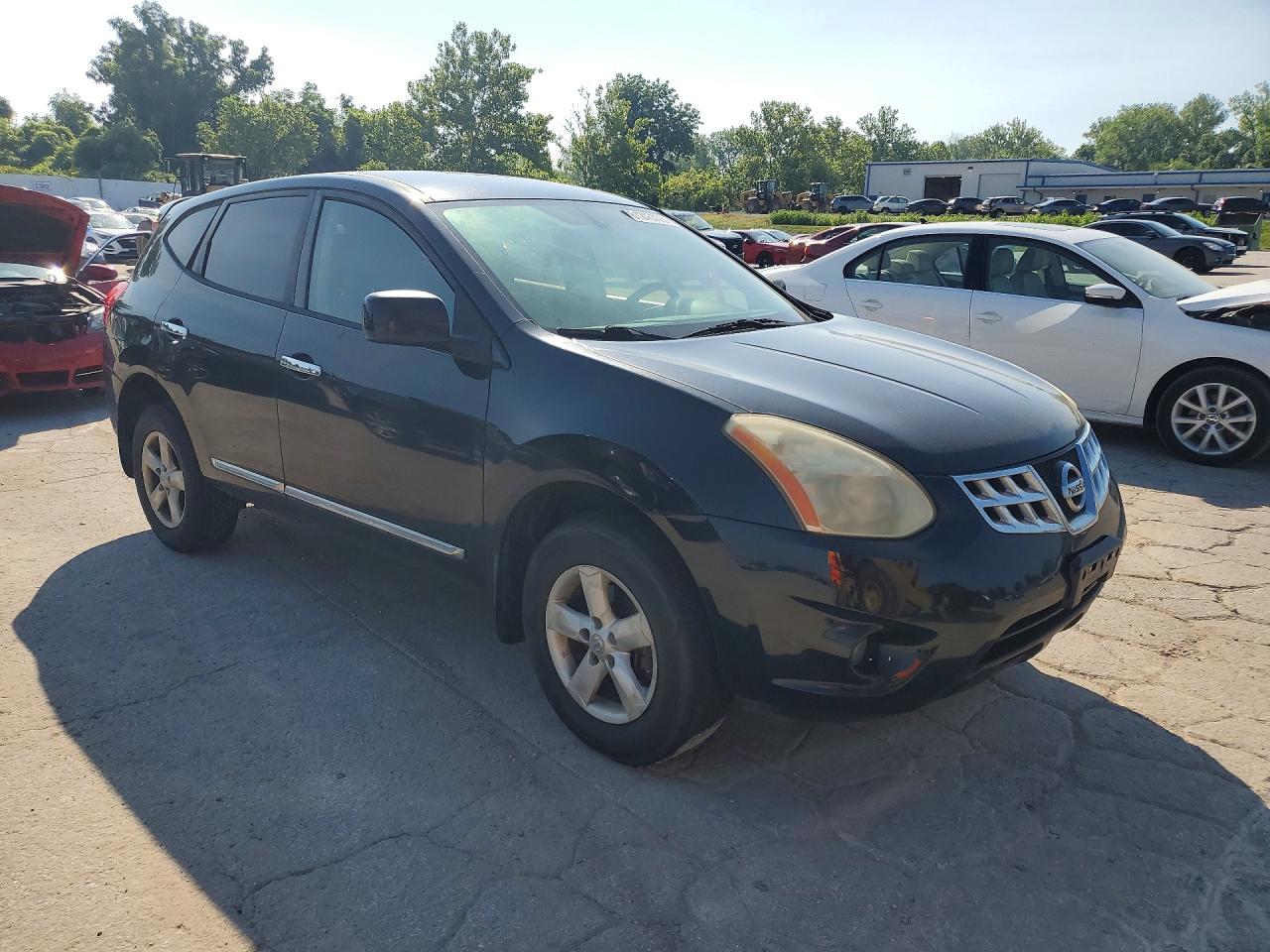 2013 Nissan Rogue S Черный vin: JN8AS5MT9DW527462