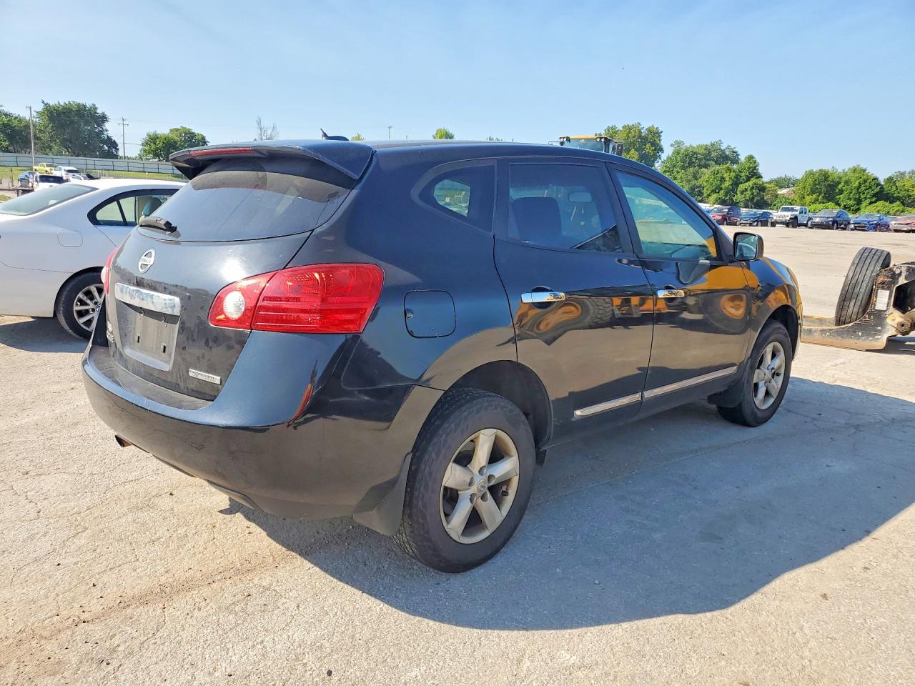 2013 Nissan Rogue S Черный vin: JN8AS5MT9DW527462
