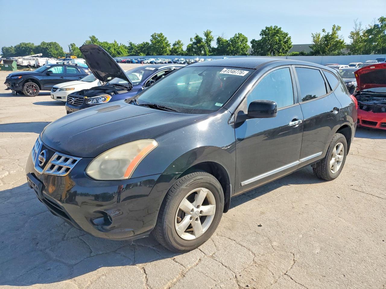 2013 Nissan Rogue S Черный vin: JN8AS5MT9DW527462