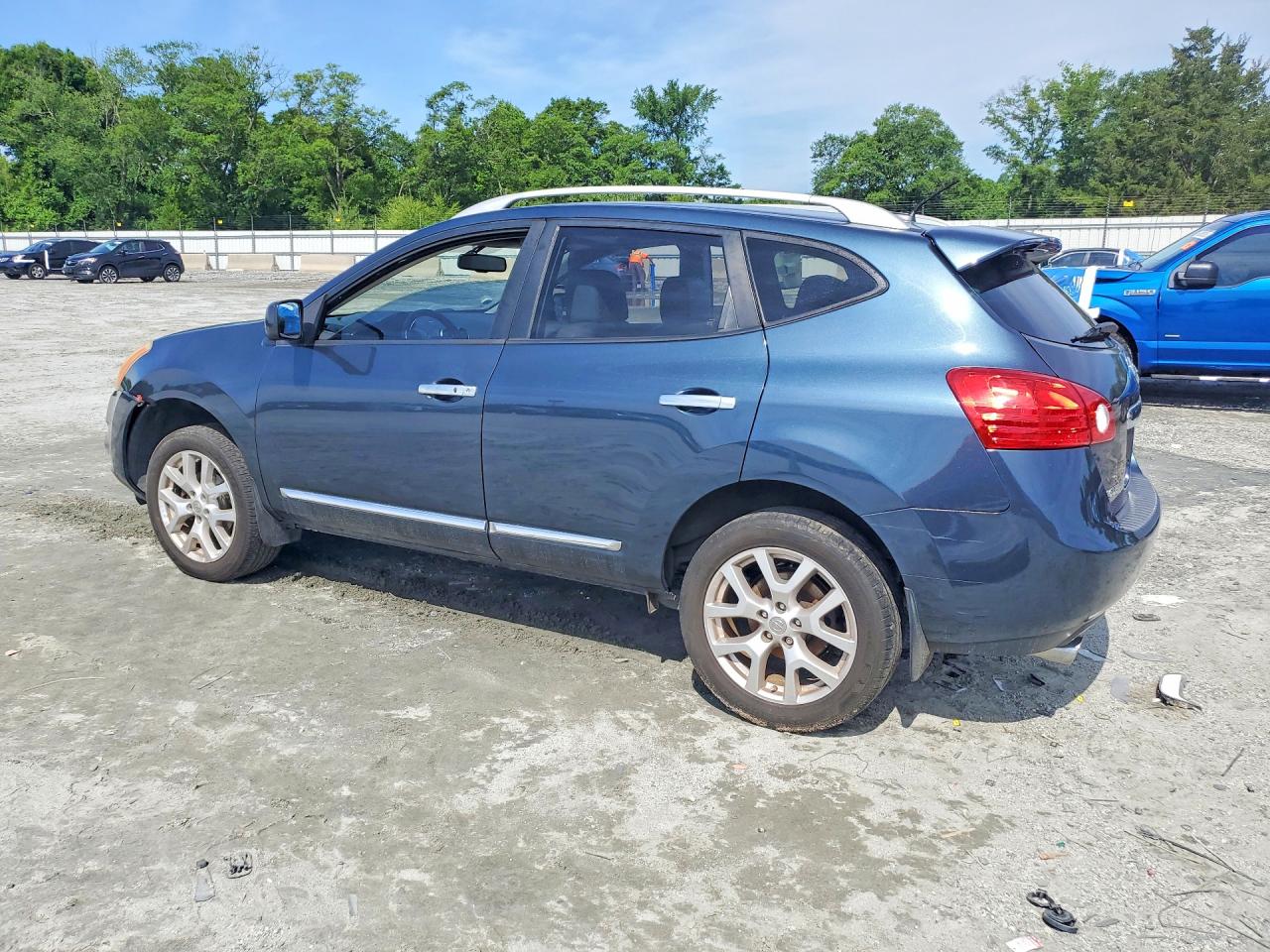 2013 Nissan Rogue S Gray vin: JN8AS5MT9DW527865