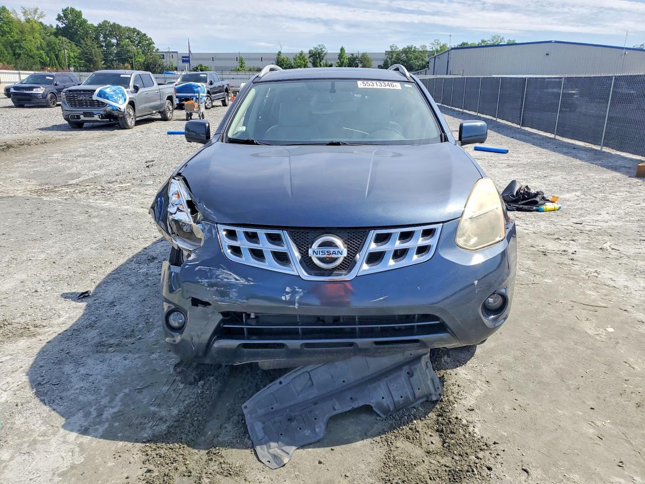 2013 Nissan Rogue S Gray vin: JN8AS5MT9DW527865