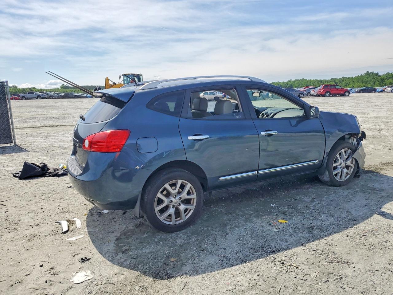 2013 Nissan Rogue S Gray vin: JN8AS5MT9DW527865
