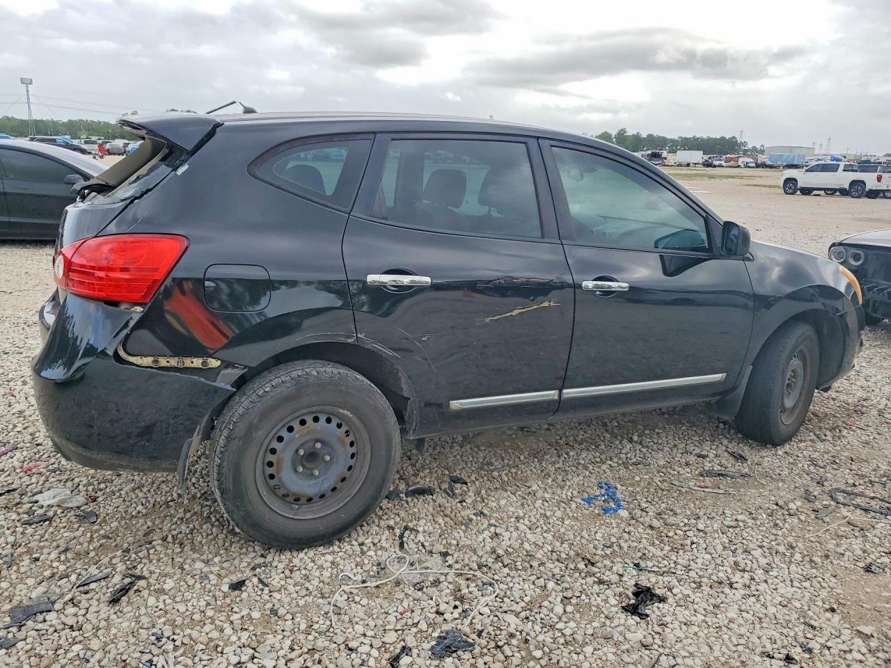 2013 Nissan Rogue S Black vin: JN8AS5MT9DW538557