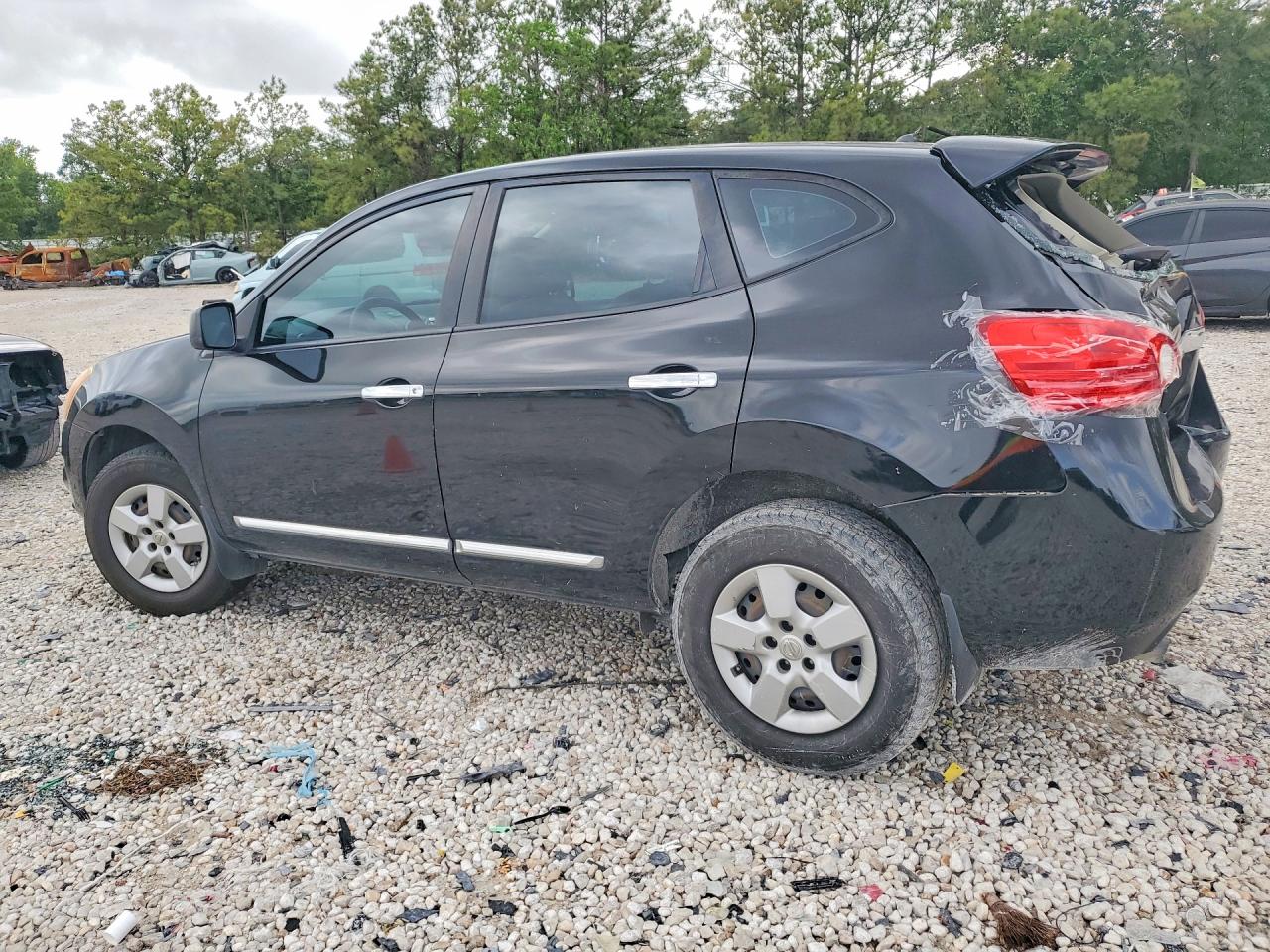 2013 Nissan Rogue S Black vin: JN8AS5MT9DW538557