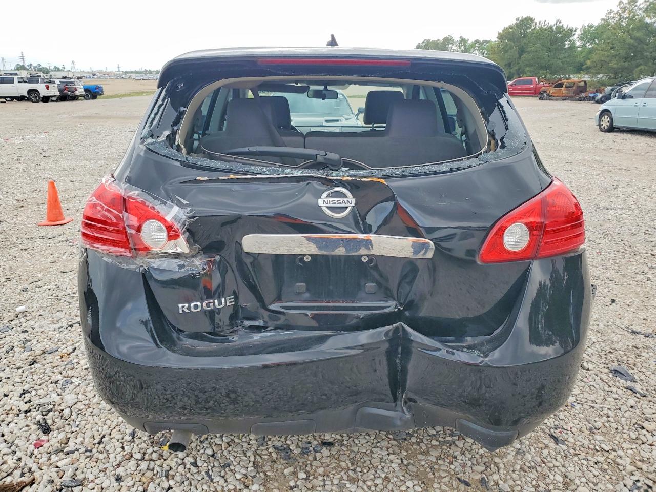 2013 Nissan Rogue S Black vin: JN8AS5MT9DW538557