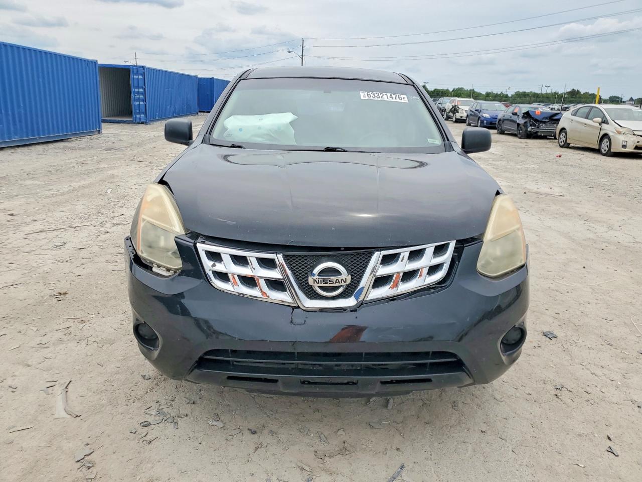 2013 Nissan Rogue S Black vin: JN8AS5MT9DW552491