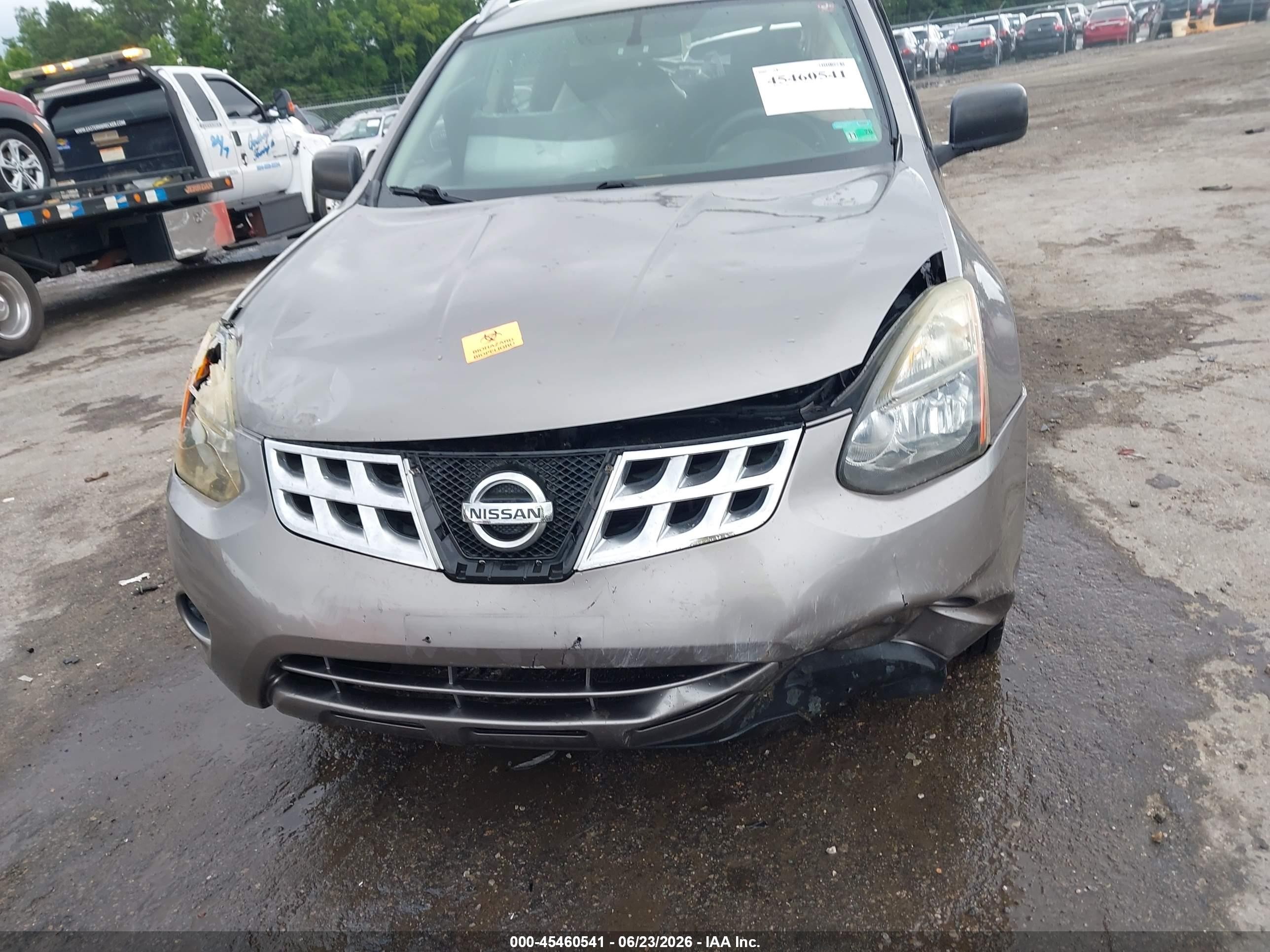 2014 Nissan Rogue Select S Brown vin: JN8AS5MT9EW101580