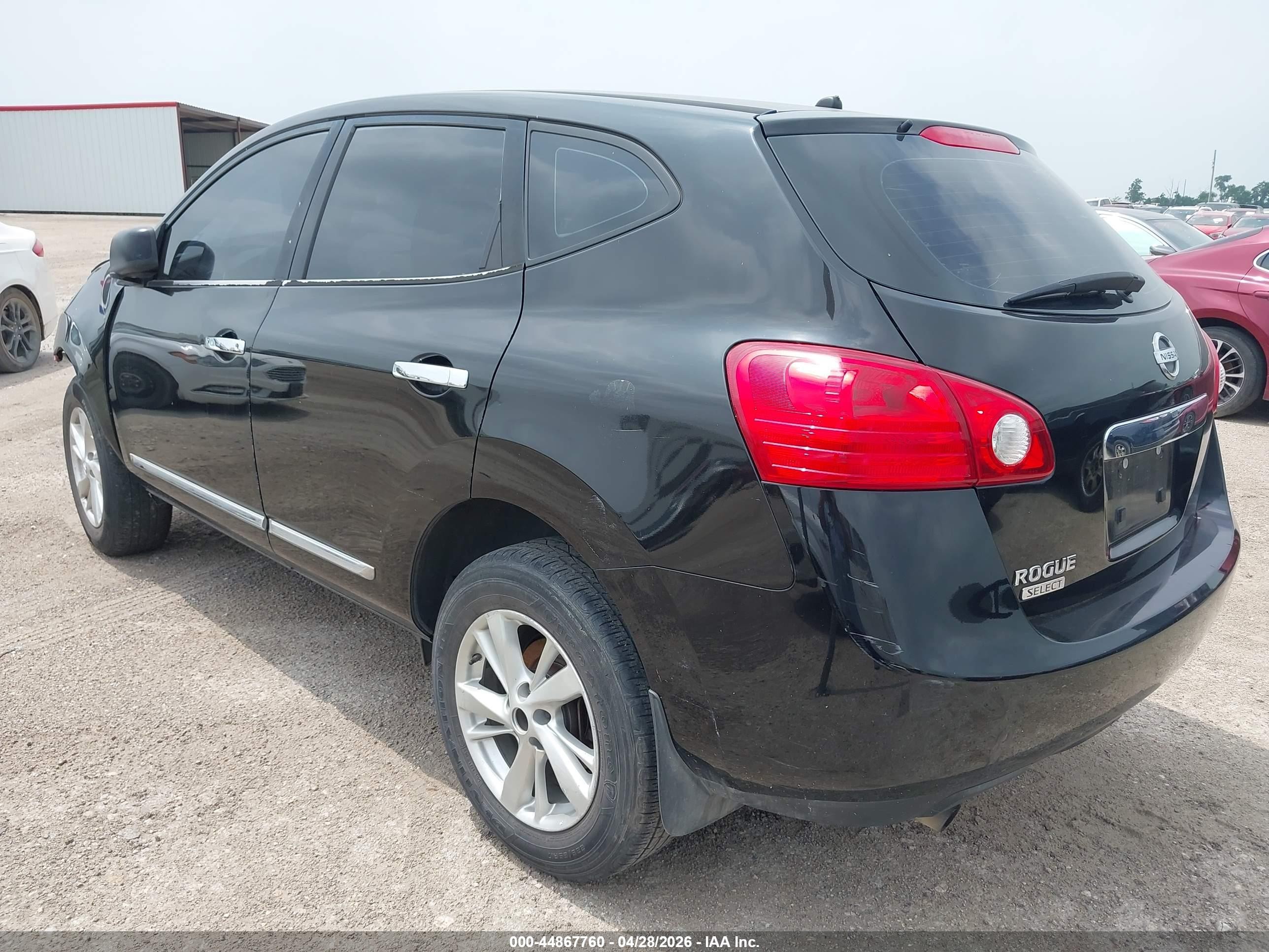 2014 Nissan Rogue Select S Black vin: JN8AS5MT9EW603425