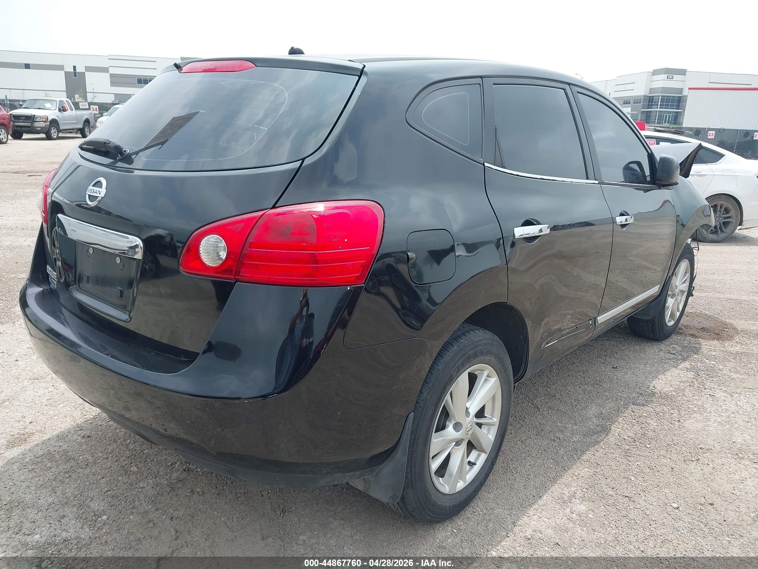 2014 Nissan Rogue Select S Black vin: JN8AS5MT9EW603425