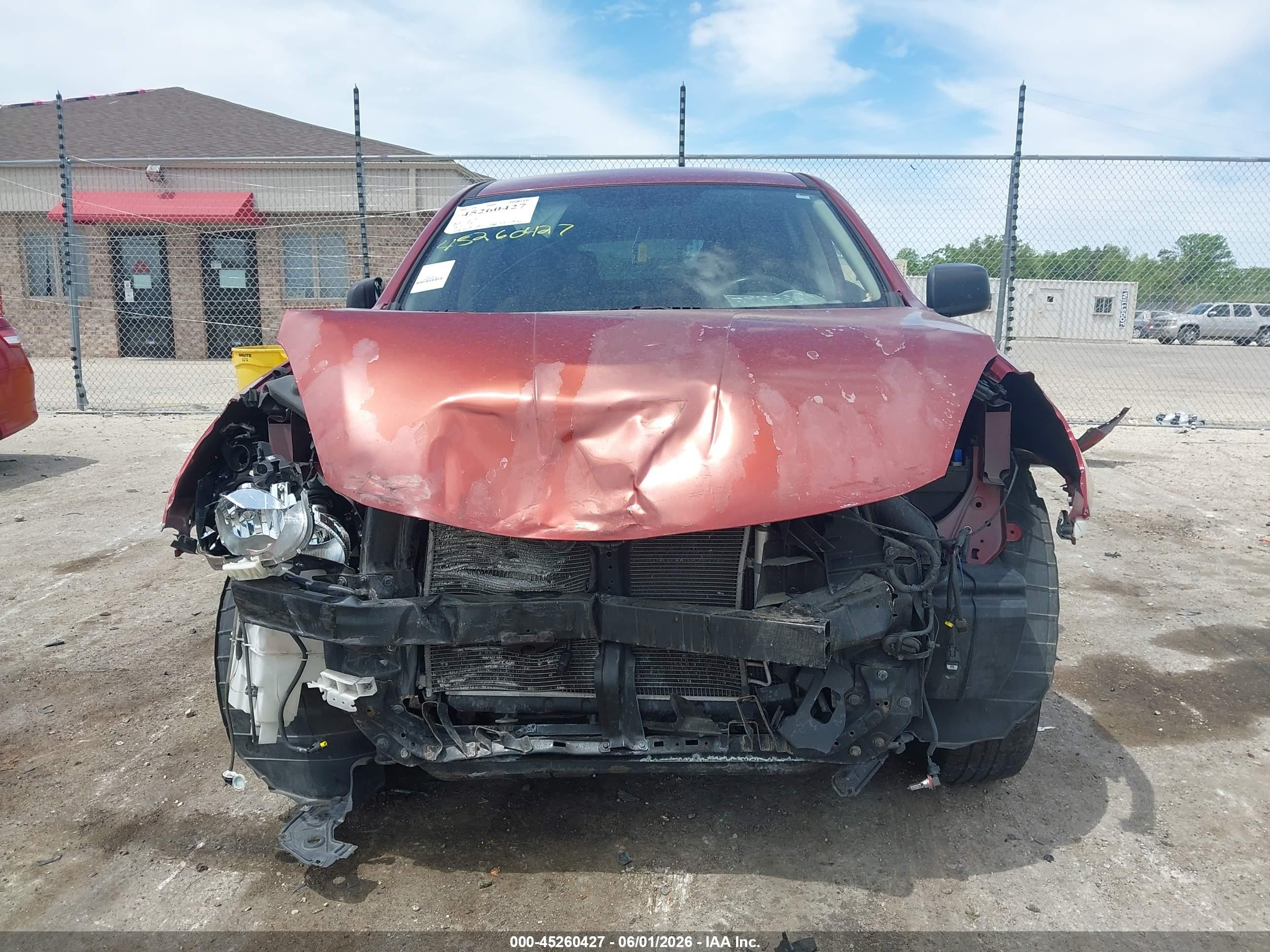 2014 Nissan Rogue Select S Red vin: JN8AS5MT9EW604218