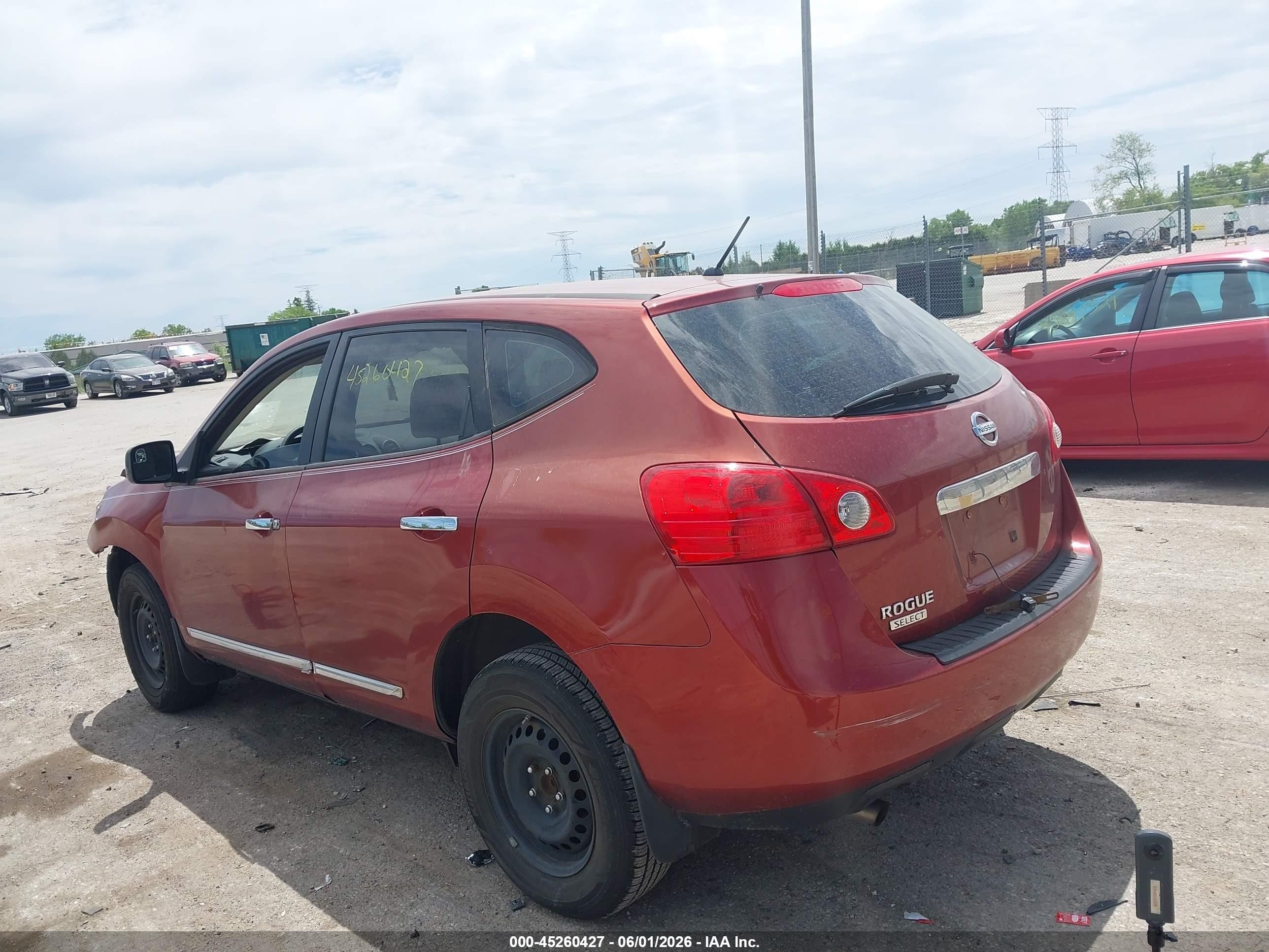 2014 Nissan Rogue Select S Red vin: JN8AS5MT9EW604218