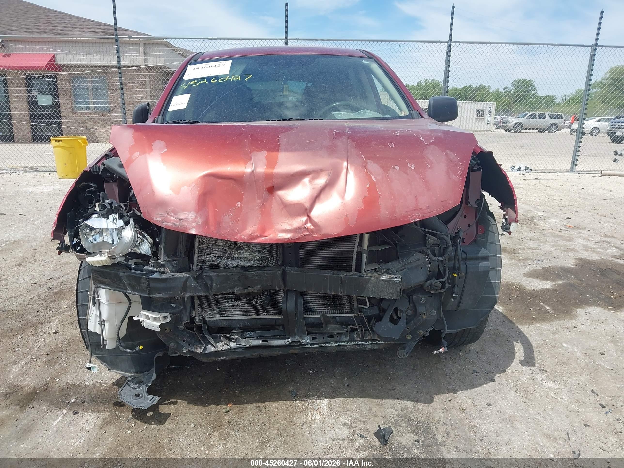 2014 Nissan Rogue Select S Red vin: JN8AS5MT9EW604218