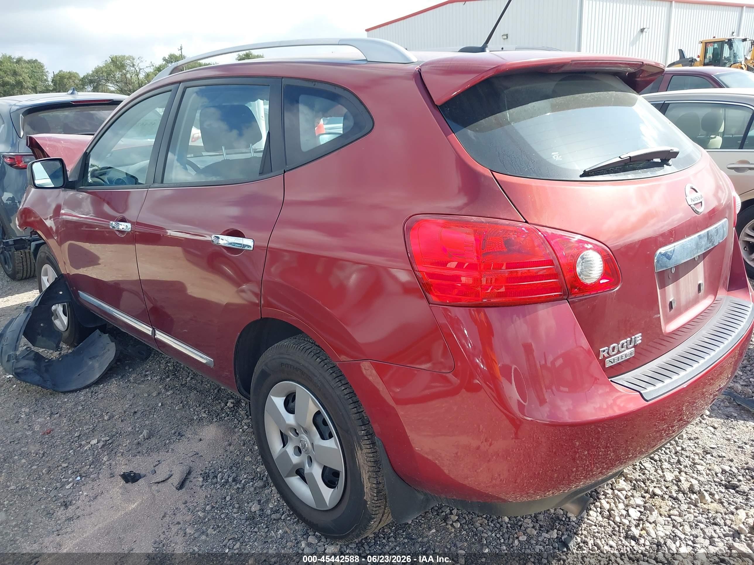 2014 Nissan Rogue Select S Red vin: JN8AS5MT9EW612240