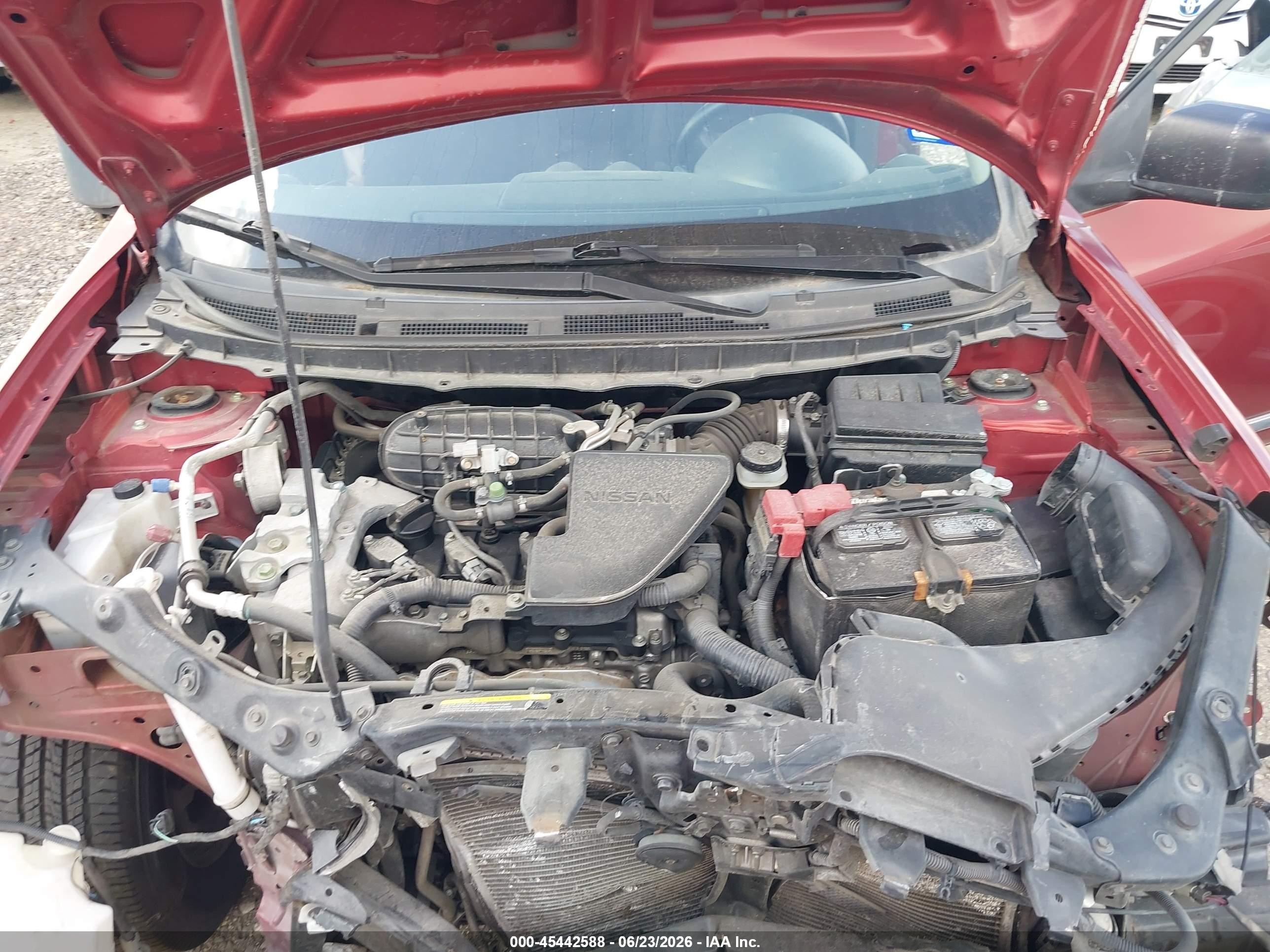 2014 Nissan Rogue Select S Red vin: JN8AS5MT9EW612240