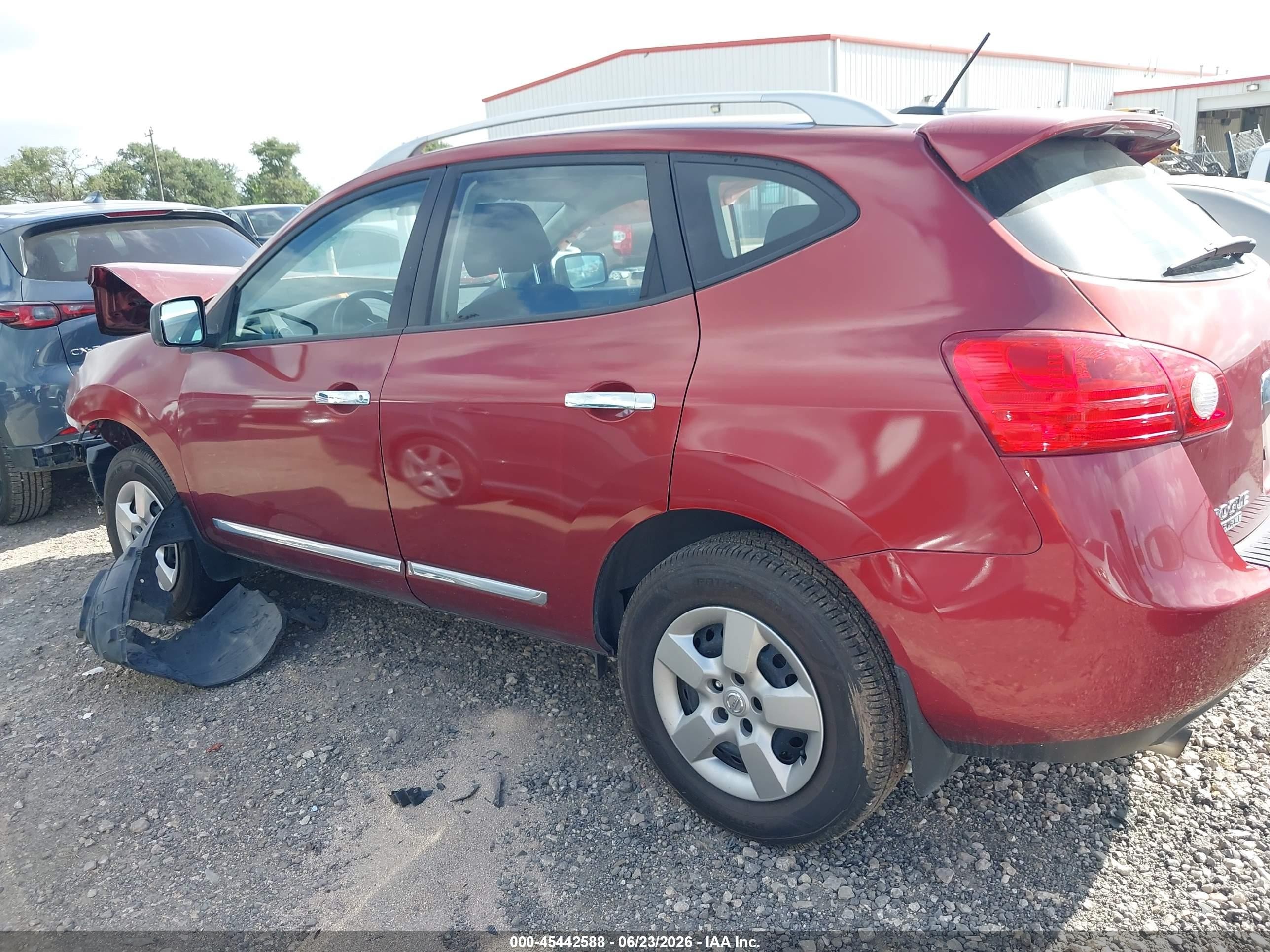 2014 Nissan Rogue Select S Red vin: JN8AS5MT9EW612240