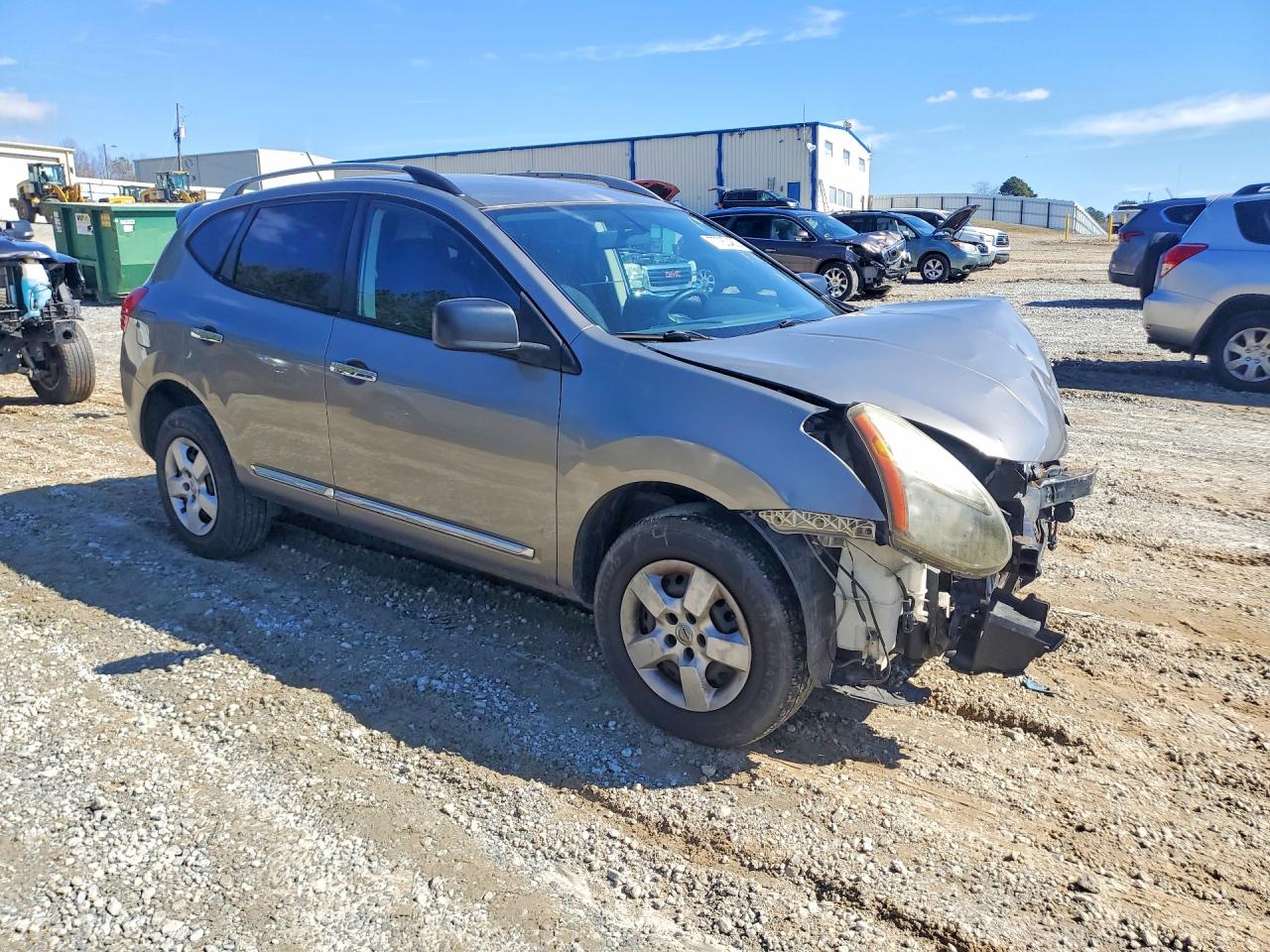 2014 Nissan Rogue Select S Gray vin: JN8AS5MT9EW618443