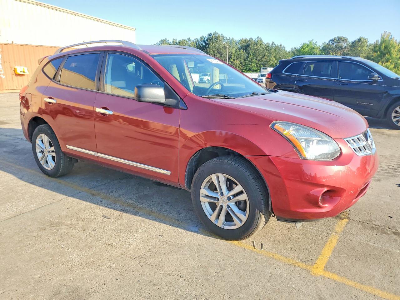 2015 Nissan Rogue Select S Red vin: JN8AS5MT9FW165328