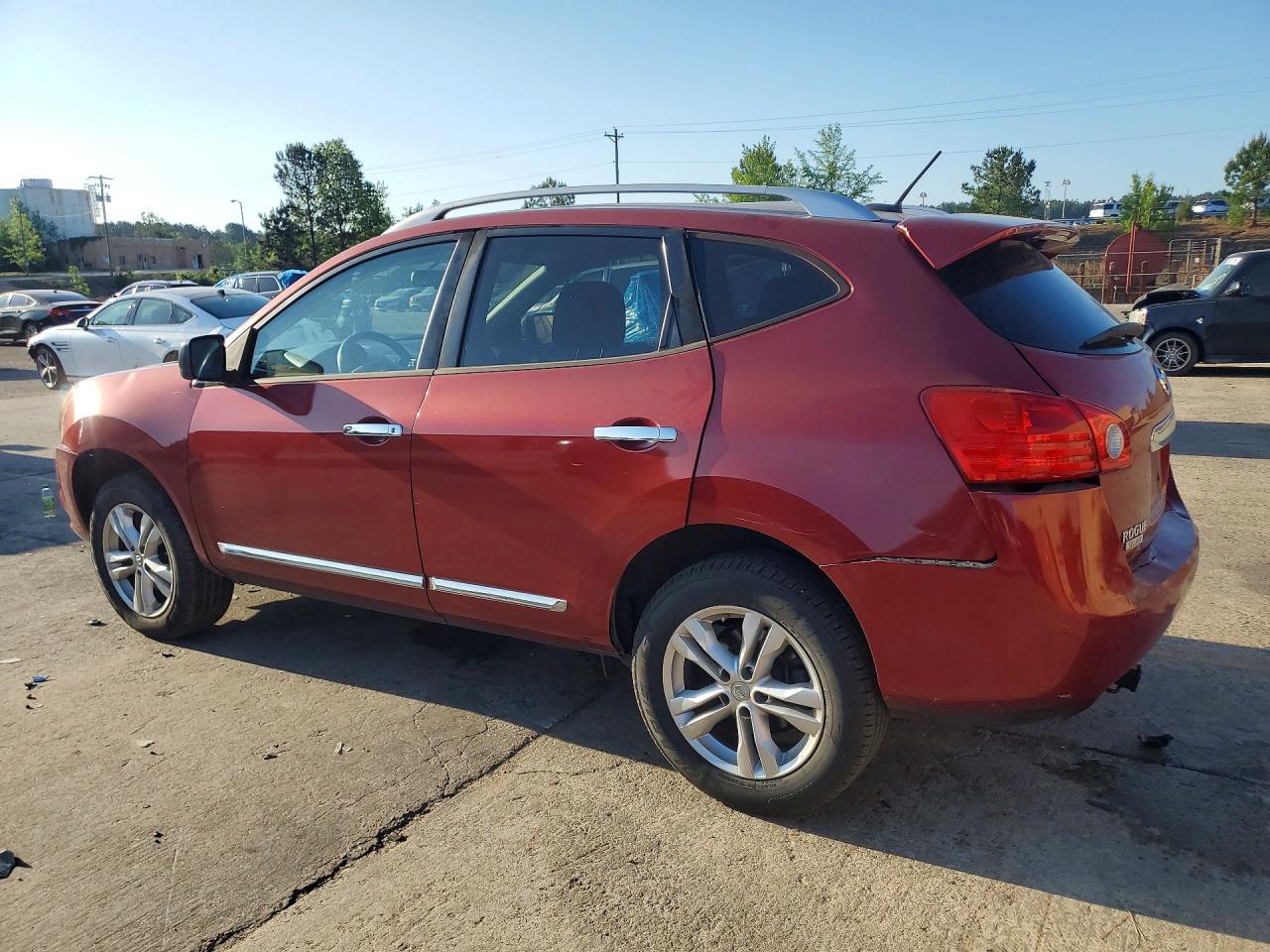 2015 Nissan Rogue Select S Red vin: JN8AS5MT9FW165328