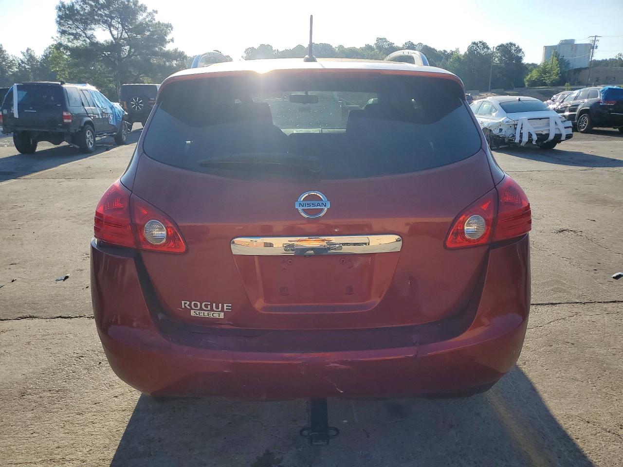 2015 Nissan Rogue Select S Red vin: JN8AS5MT9FW165328