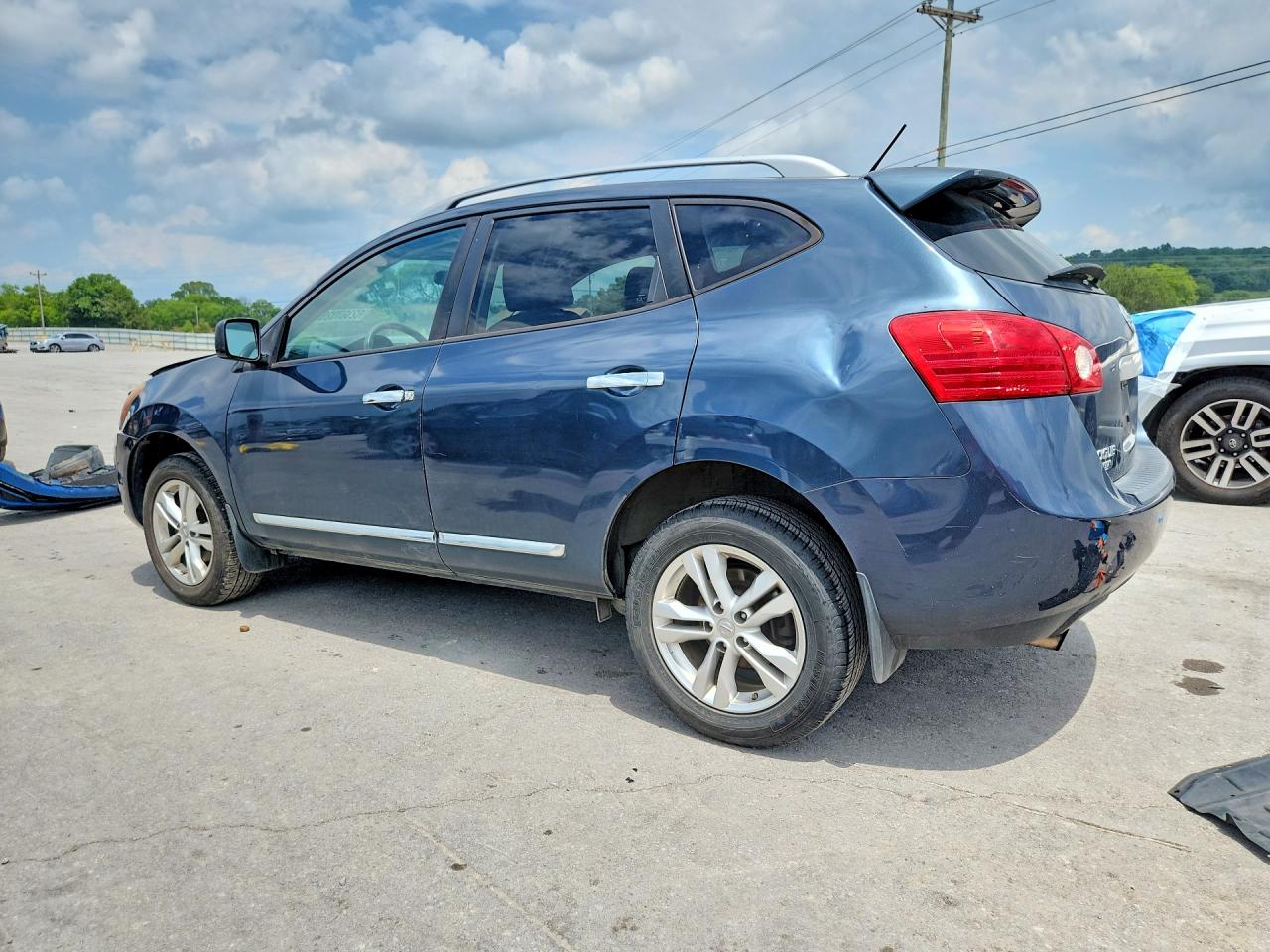 2015 Nissan Rogue Select S Синий vin: JN8AS5MT9FW165393