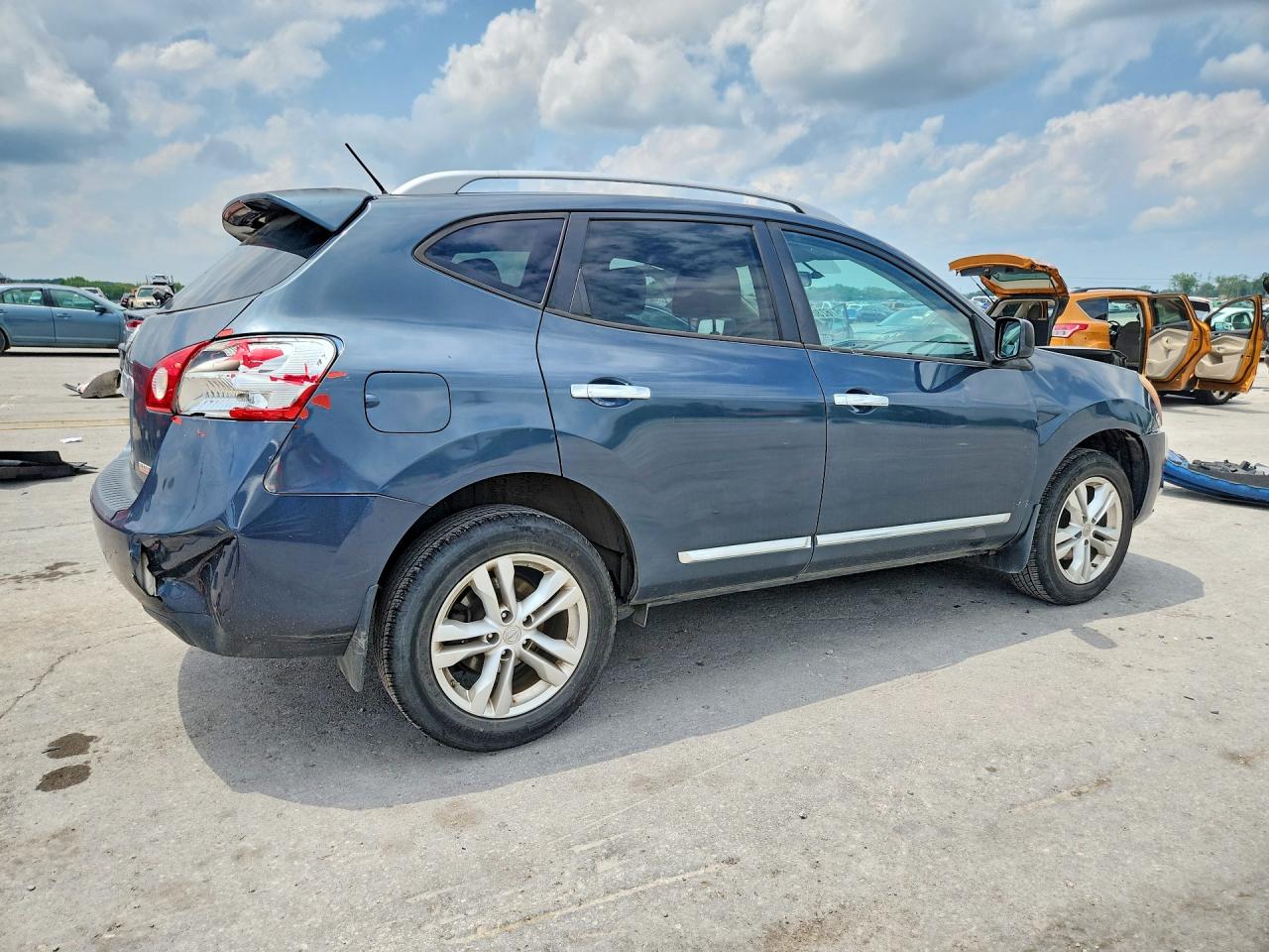 2015 Nissan Rogue Select S Синий vin: JN8AS5MT9FW165393