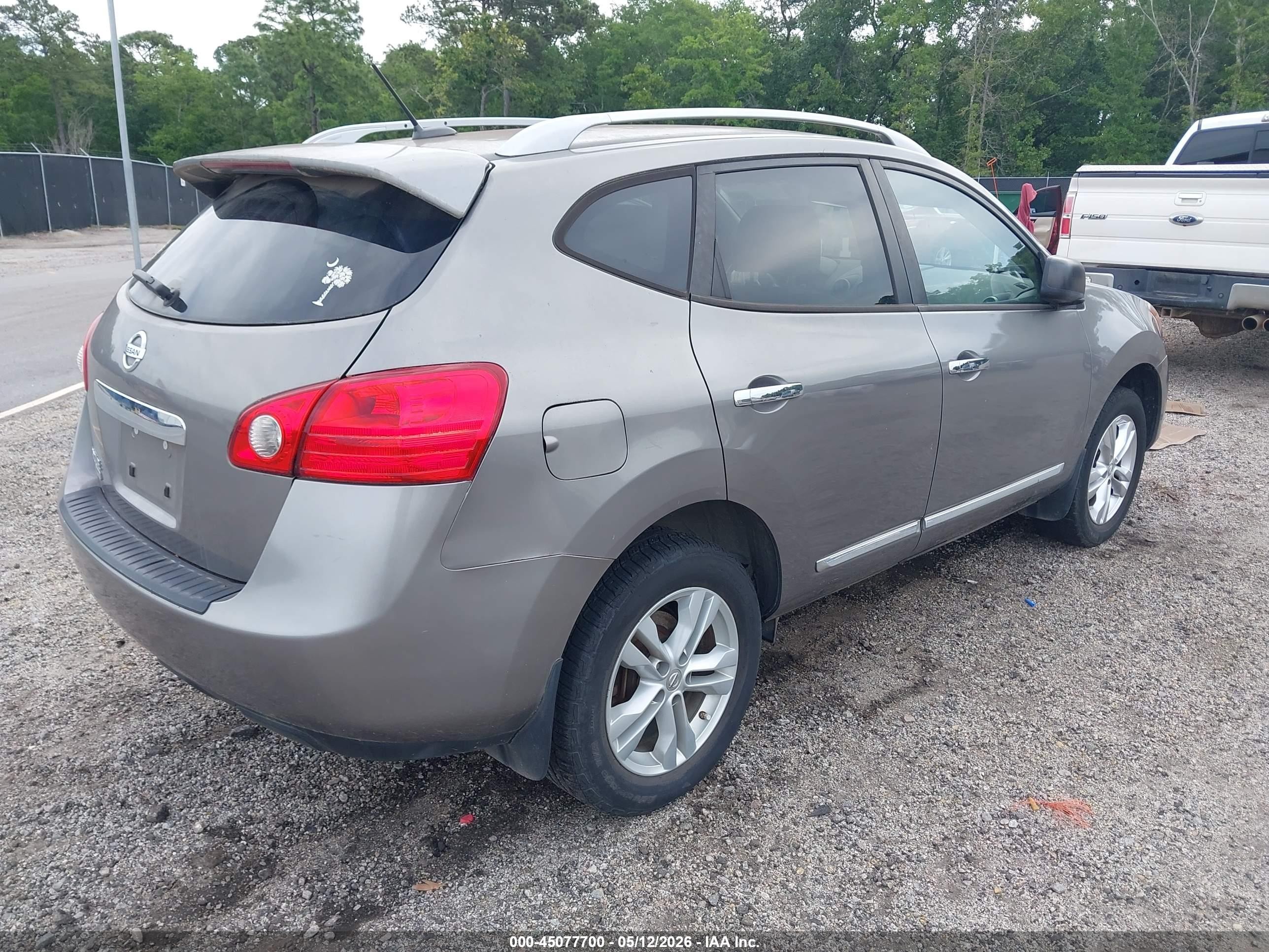 2015 Nissan Rogue Select S Gray vin: JN8AS5MT9FW661388
