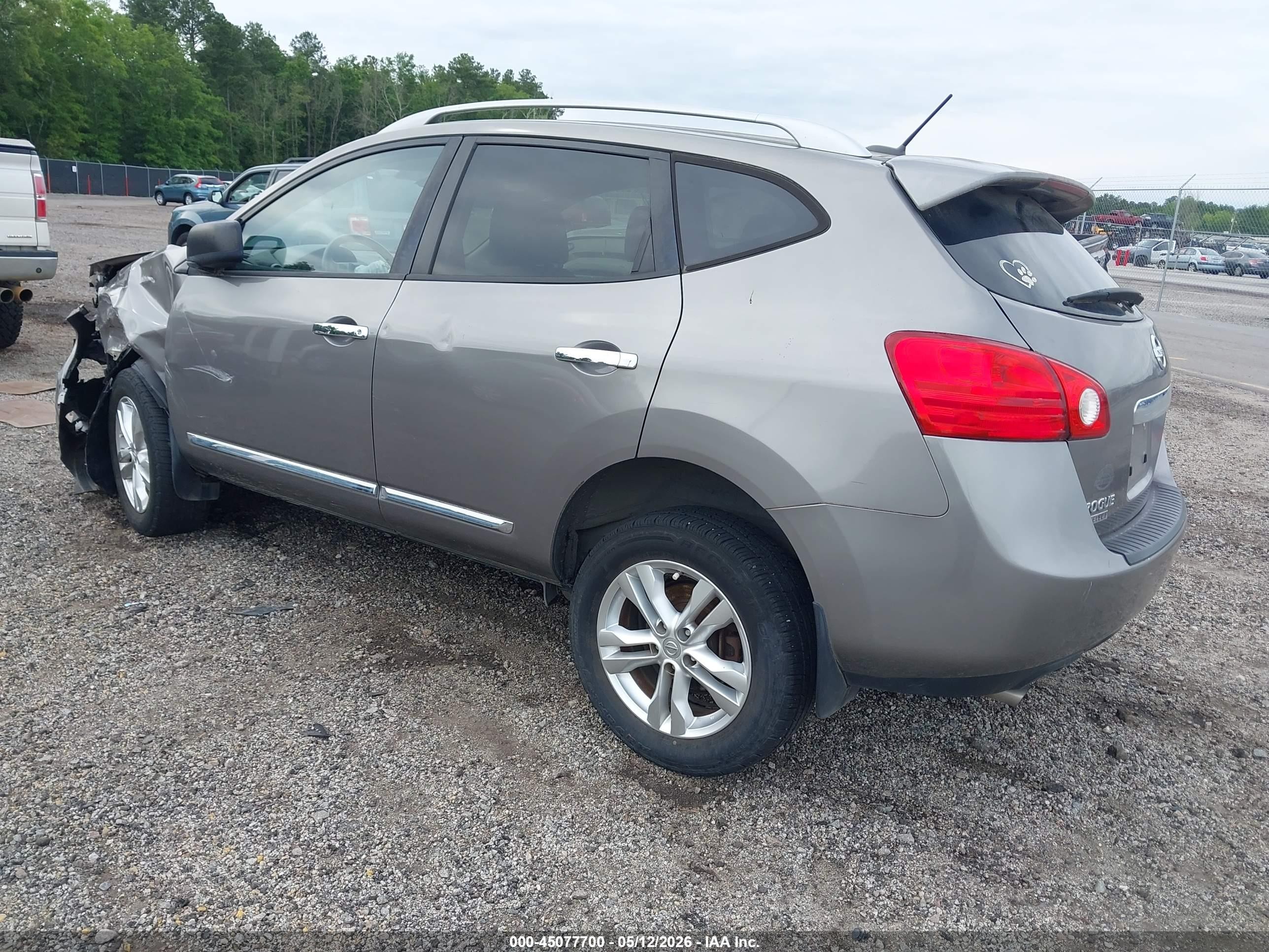 2015 Nissan Rogue Select S Gray vin: JN8AS5MT9FW661388