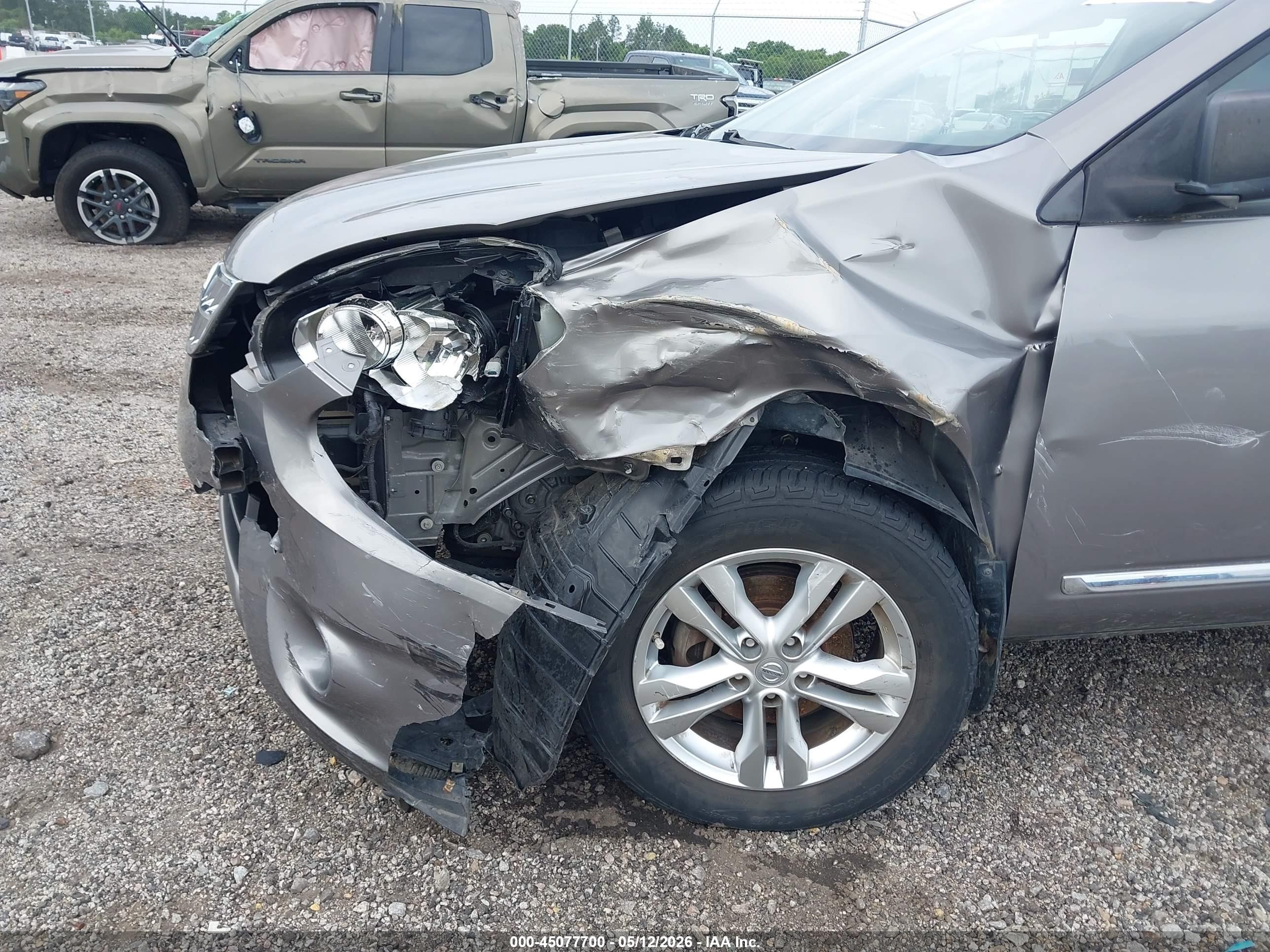 2015 Nissan Rogue Select S Gray vin: JN8AS5MT9FW661388