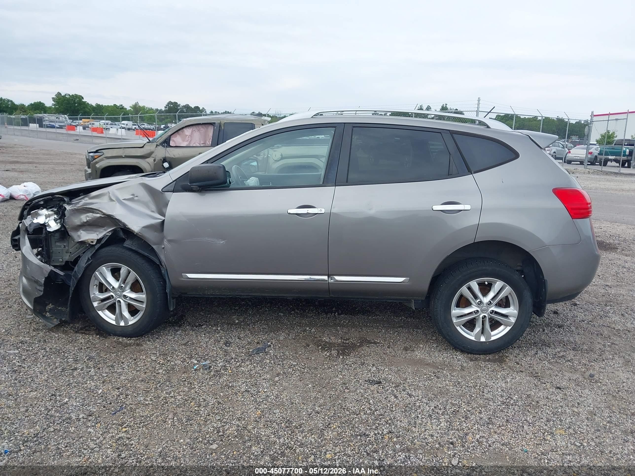 2015 Nissan Rogue Select S Gray vin: JN8AS5MT9FW661388