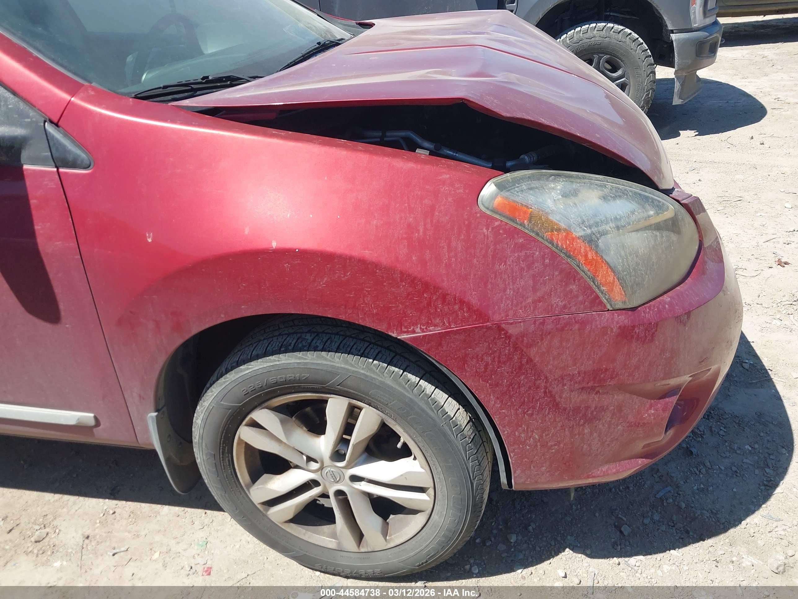 2015 Nissan Rogue Select S Red vin: JN8AS5MT9FW662606