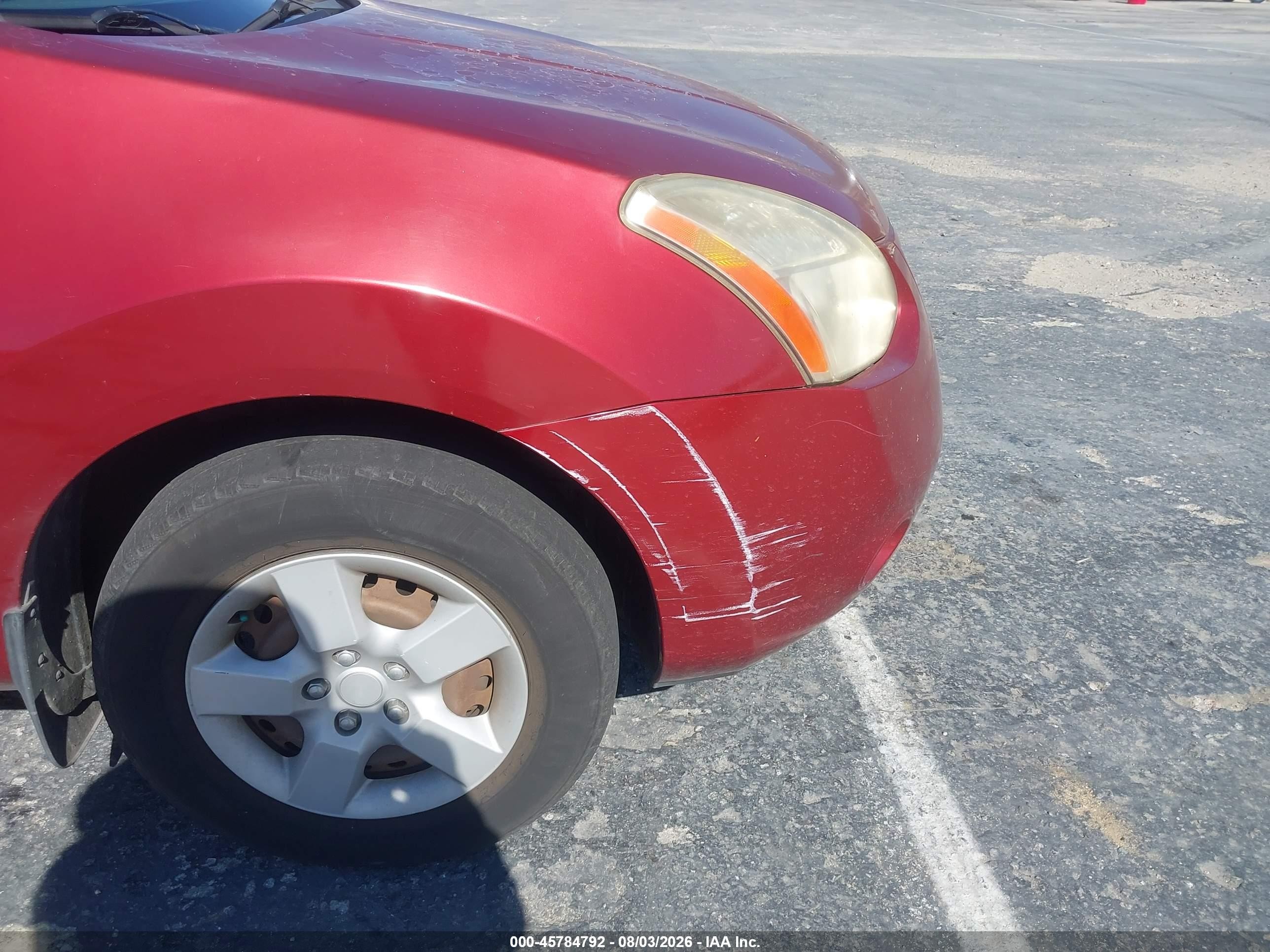 2010 Nissan Rogue S Red vin: JN8AS5MTXAW001272