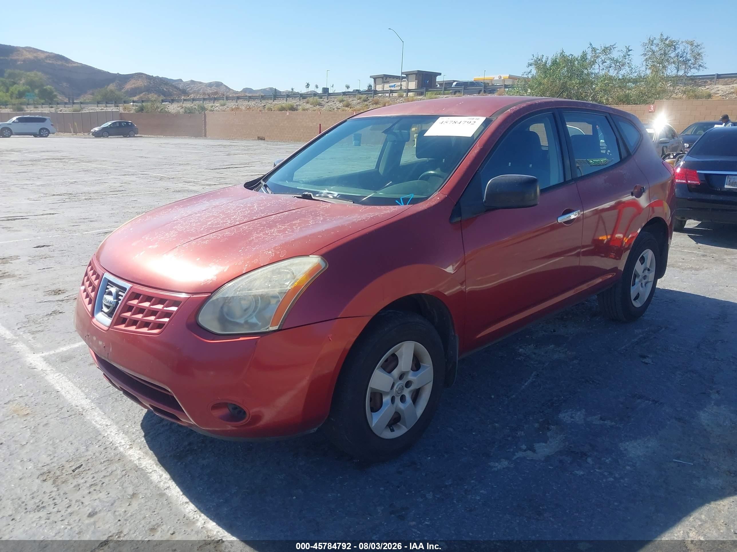 2010 Nissan Rogue S Red vin: JN8AS5MTXAW001272