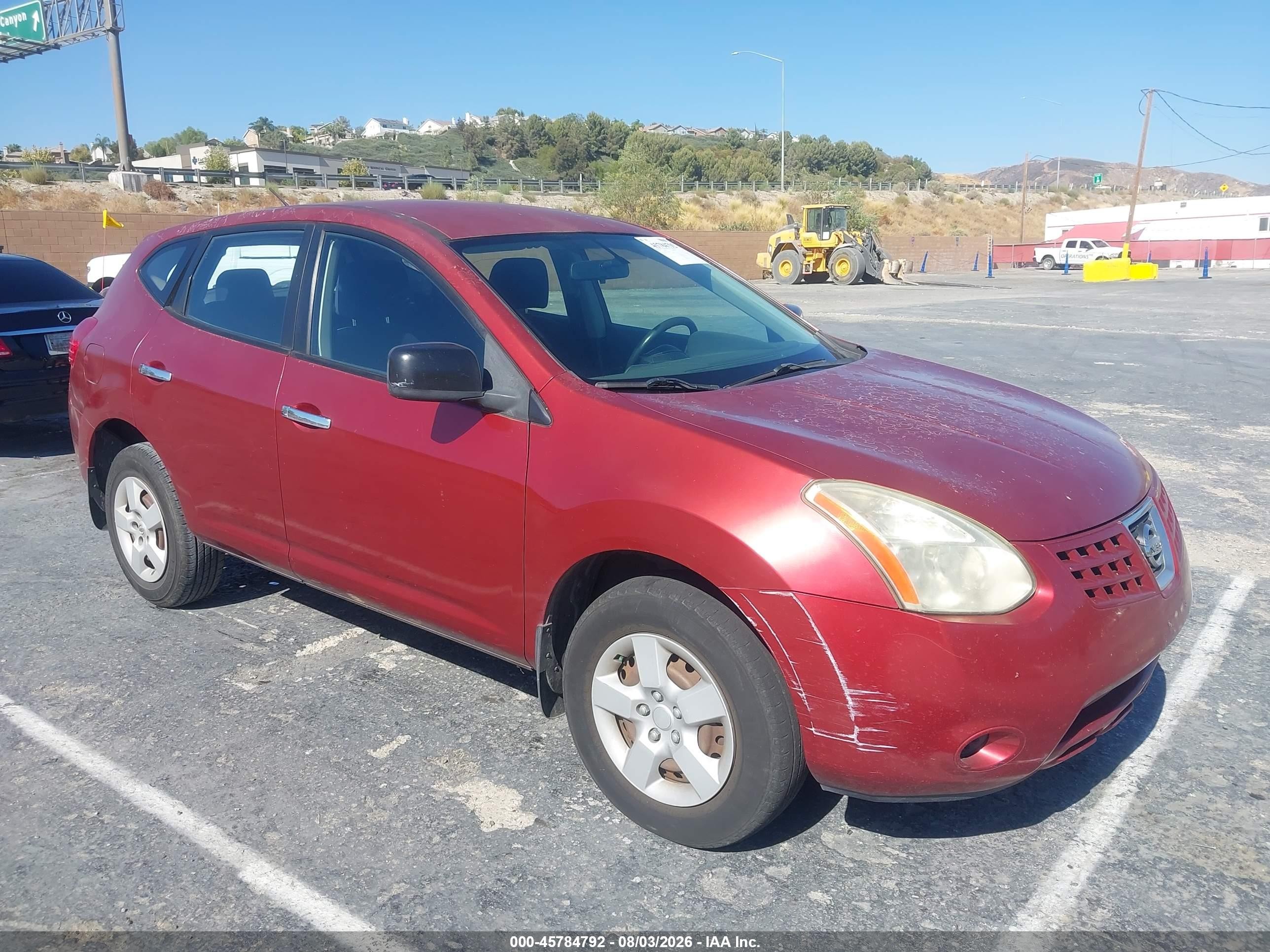 2010 Nissan Rogue S Red vin: JN8AS5MTXAW001272