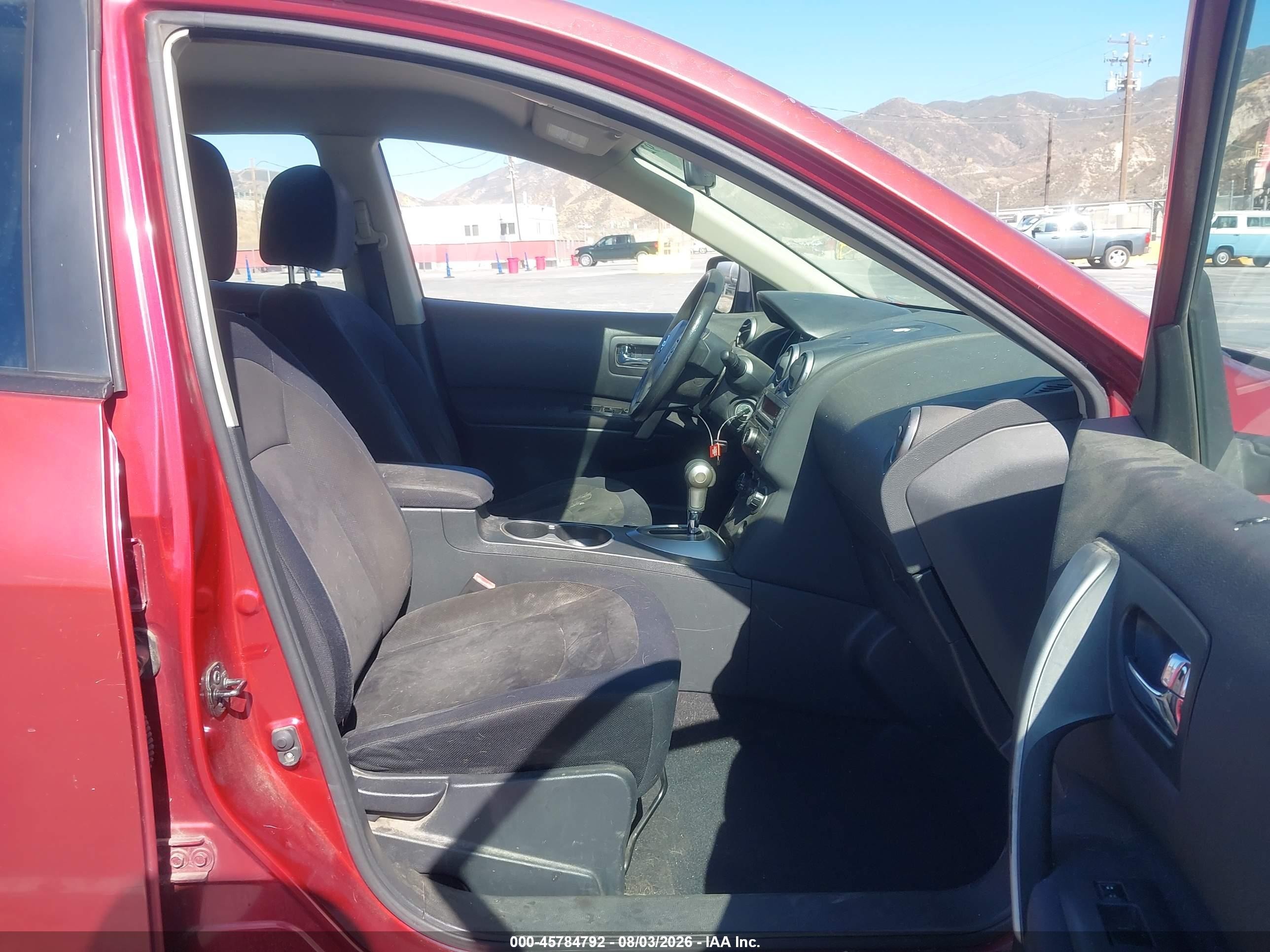 2010 Nissan Rogue S Red vin: JN8AS5MTXAW001272