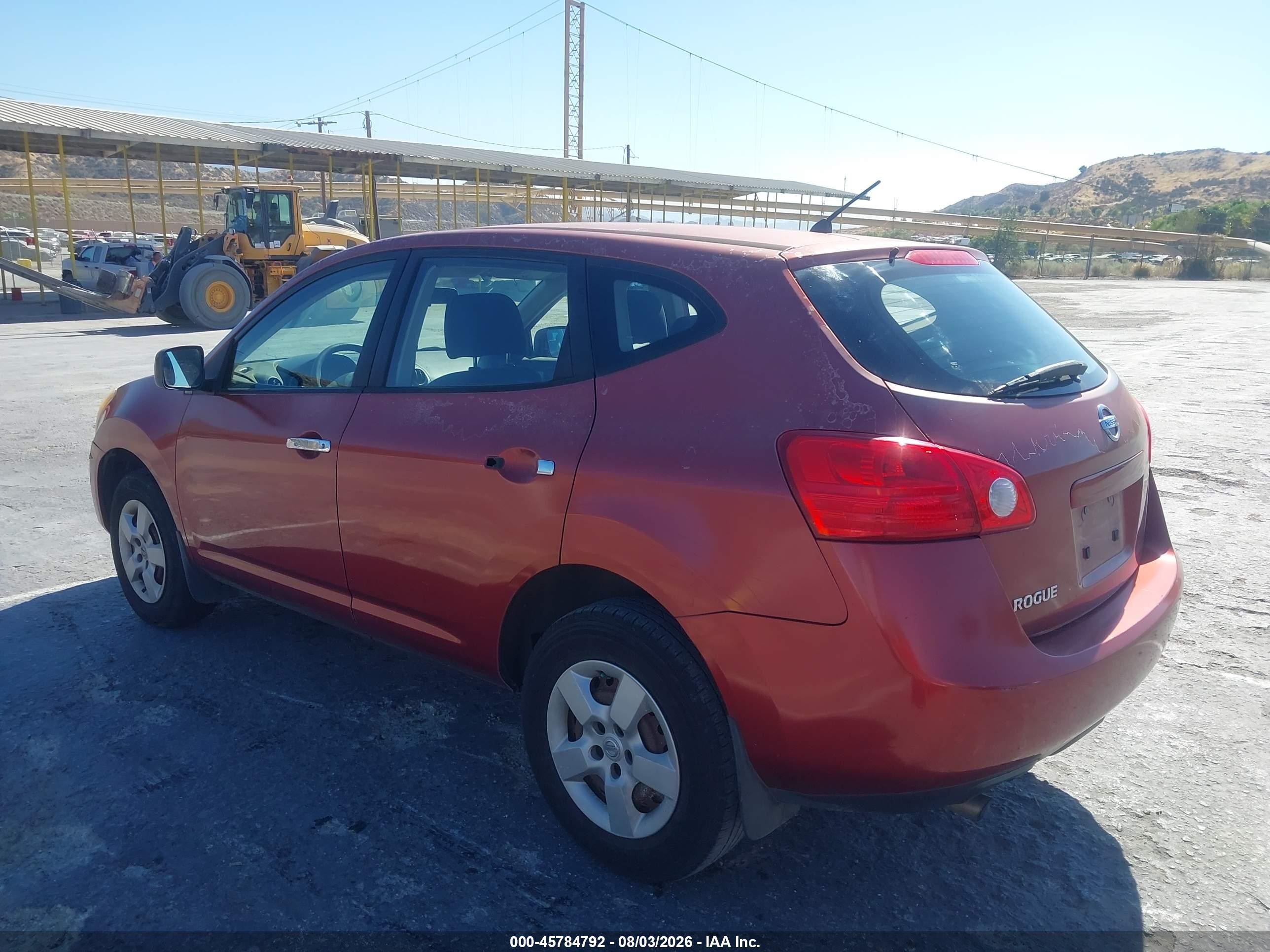 2010 Nissan Rogue S Red vin: JN8AS5MTXAW001272
