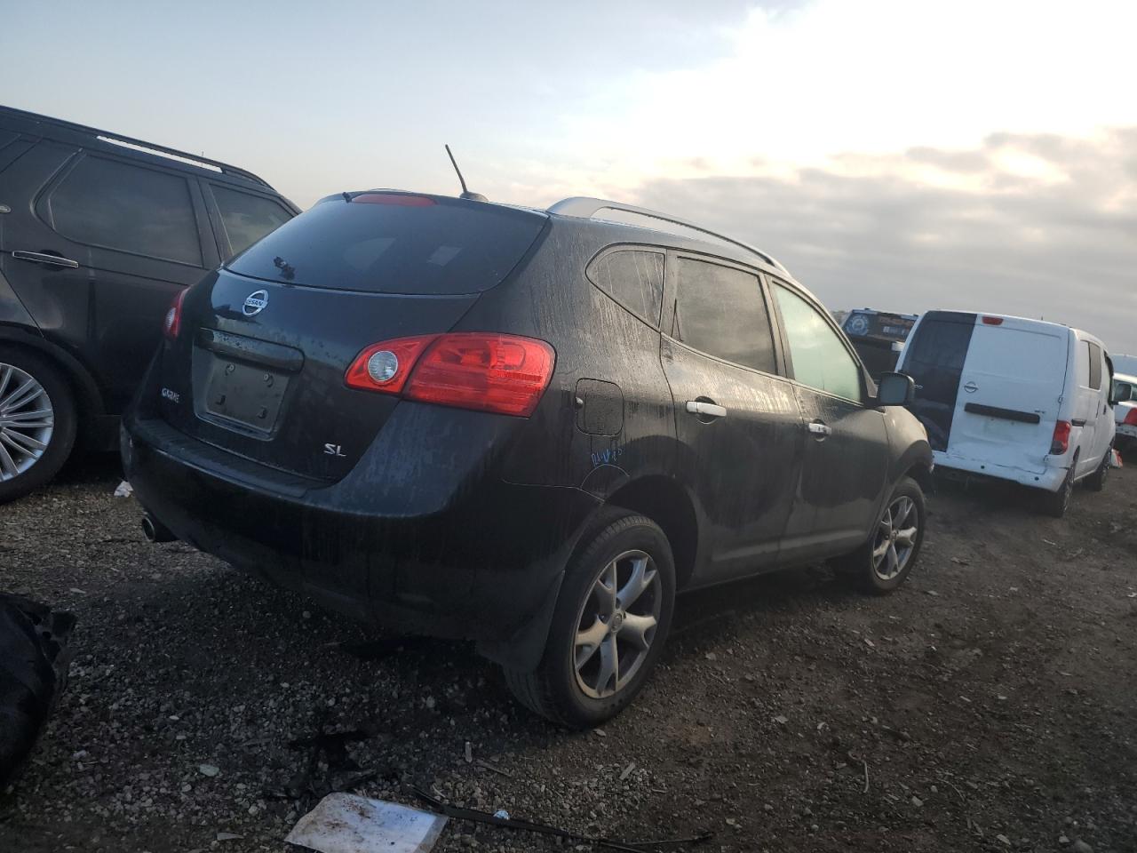 2010 Nissan Rogue S Black vin: JN8AS5MTXAW005113