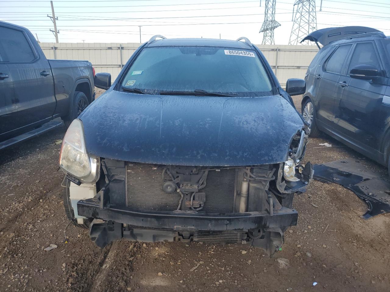 2010 Nissan Rogue S Black vin: JN8AS5MTXAW005113