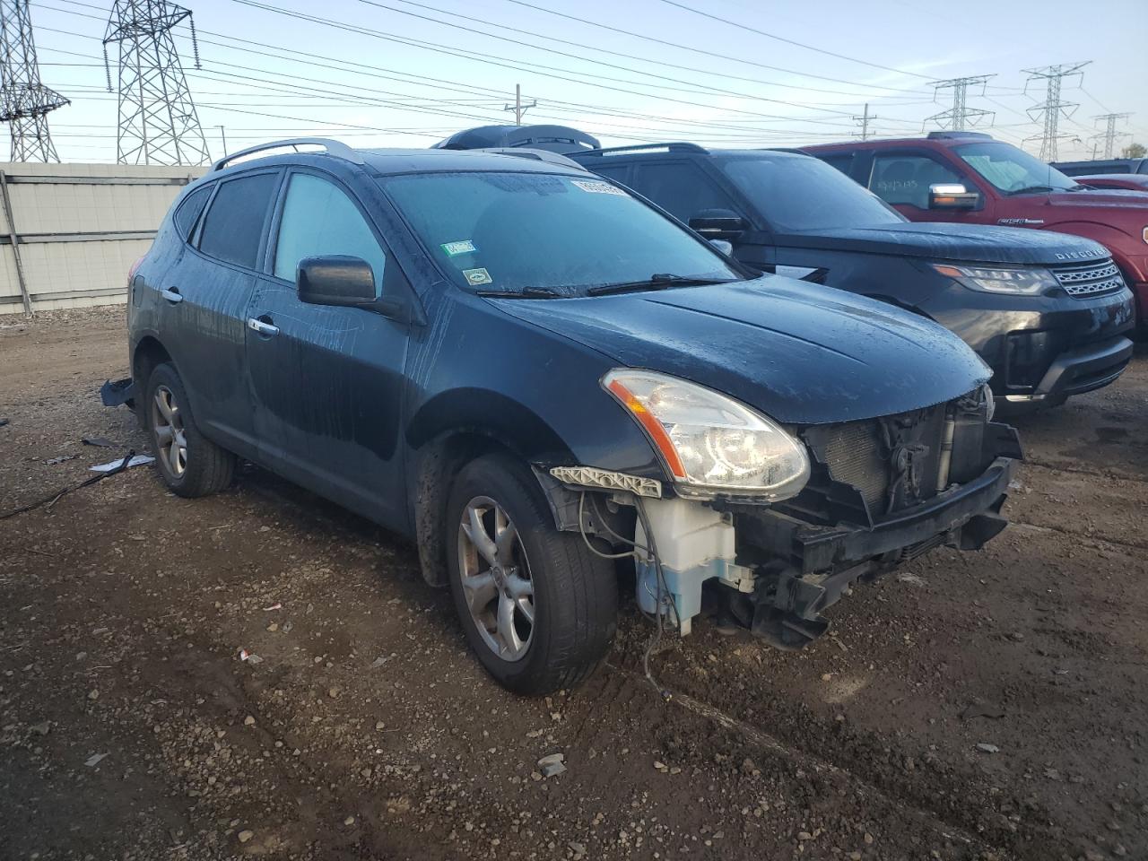 2010 Nissan Rogue S Black vin: JN8AS5MTXAW005113