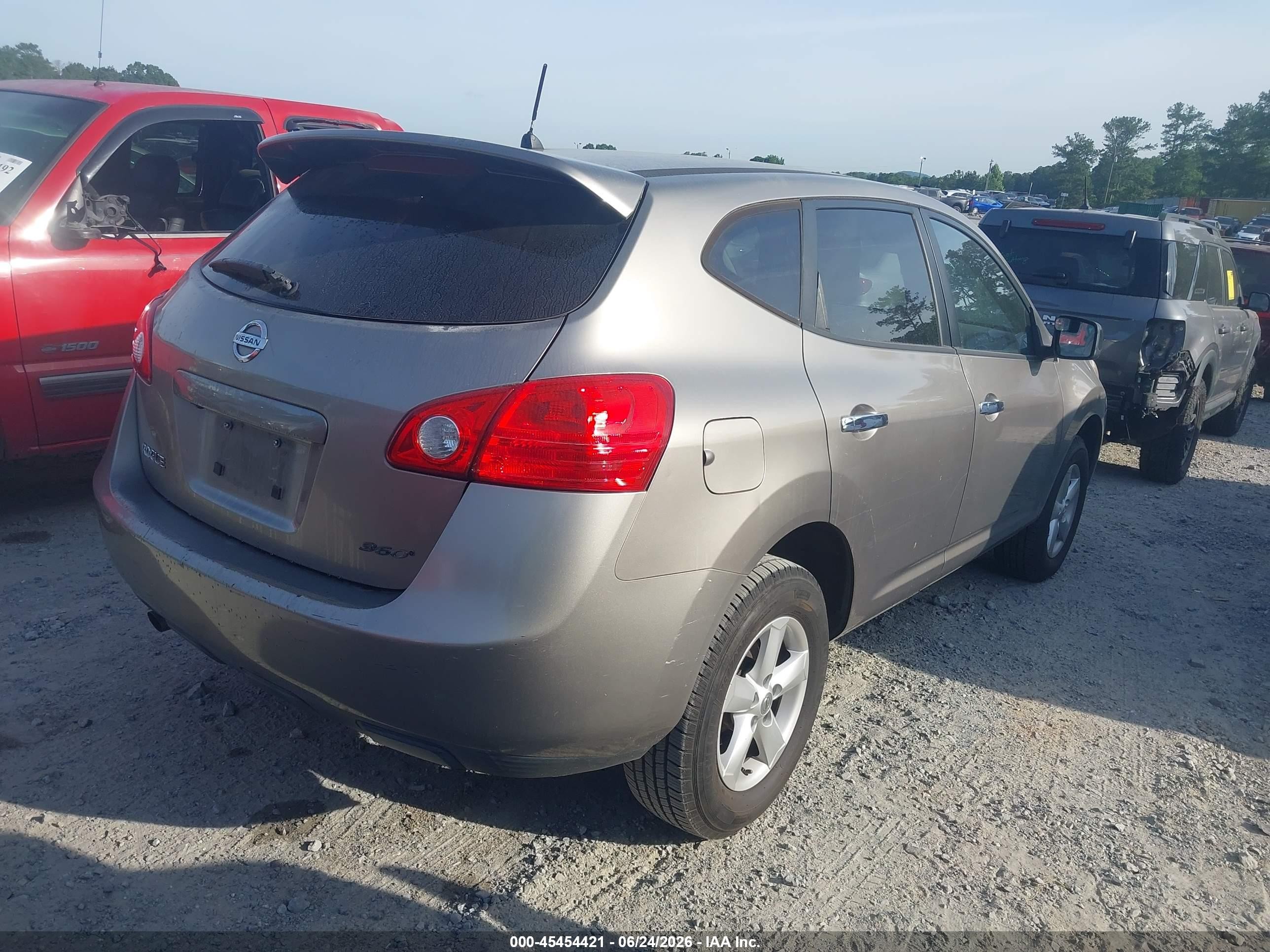 2010 Nissan Rogue S Gray vin: JN8AS5MTXAW029170
