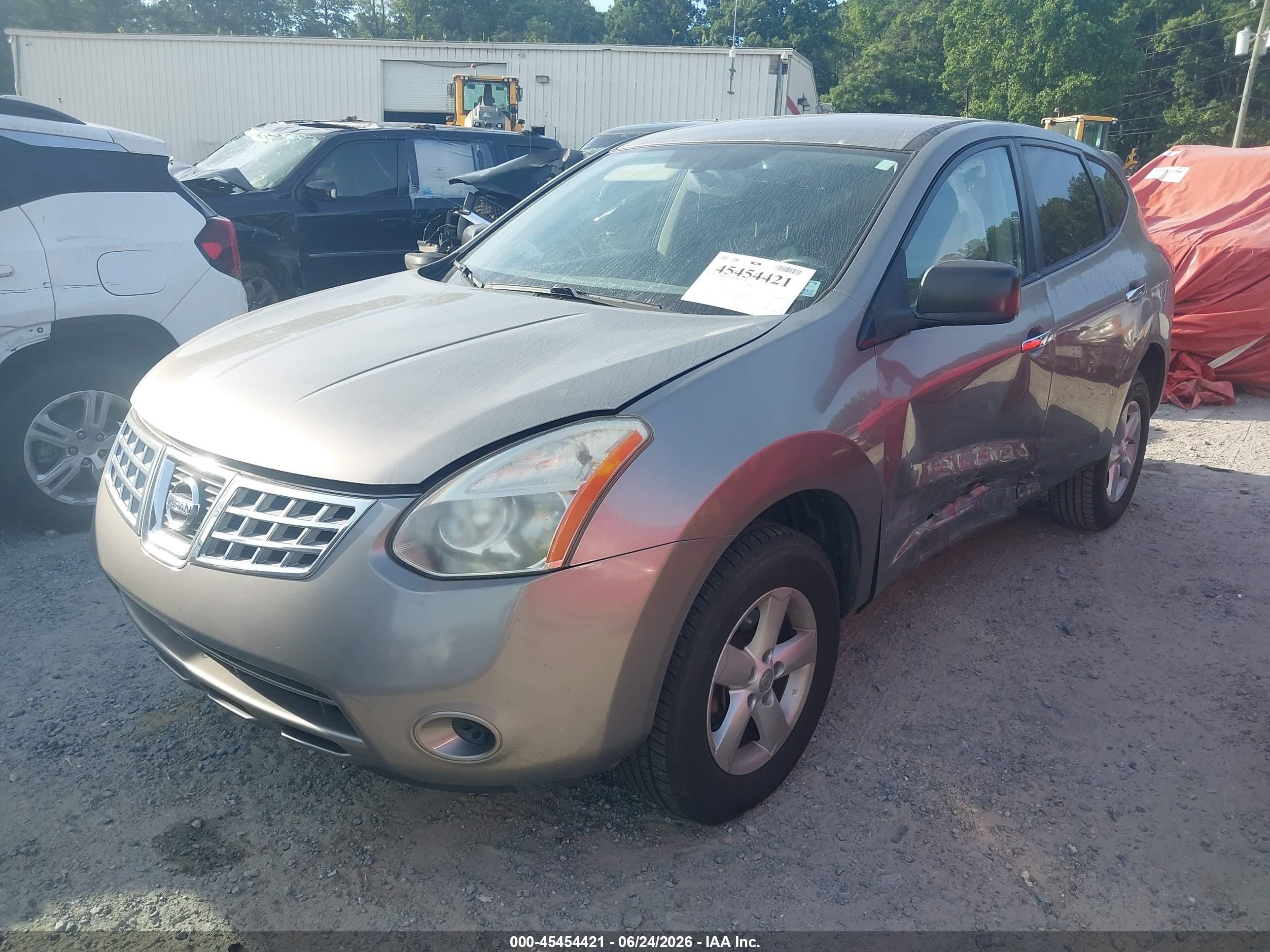 2010 Nissan Rogue S Gray vin: JN8AS5MTXAW029170