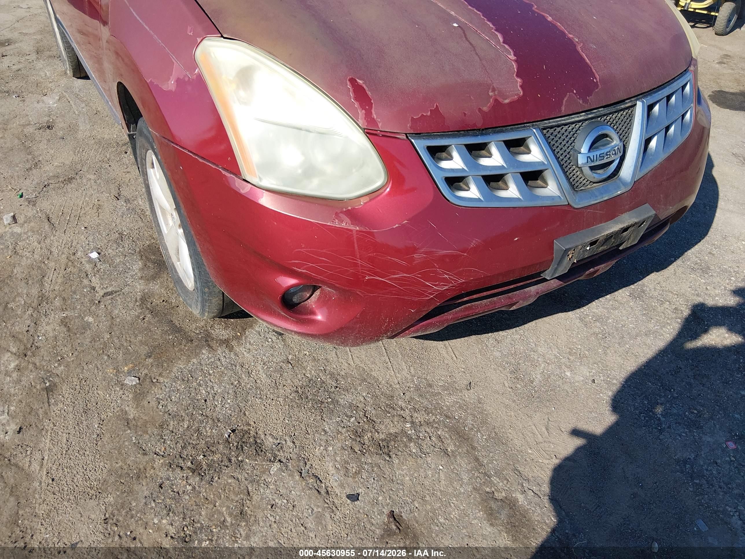 2011 Nissan Rogue Sv Red vin: JN8AS5MTXBW150573