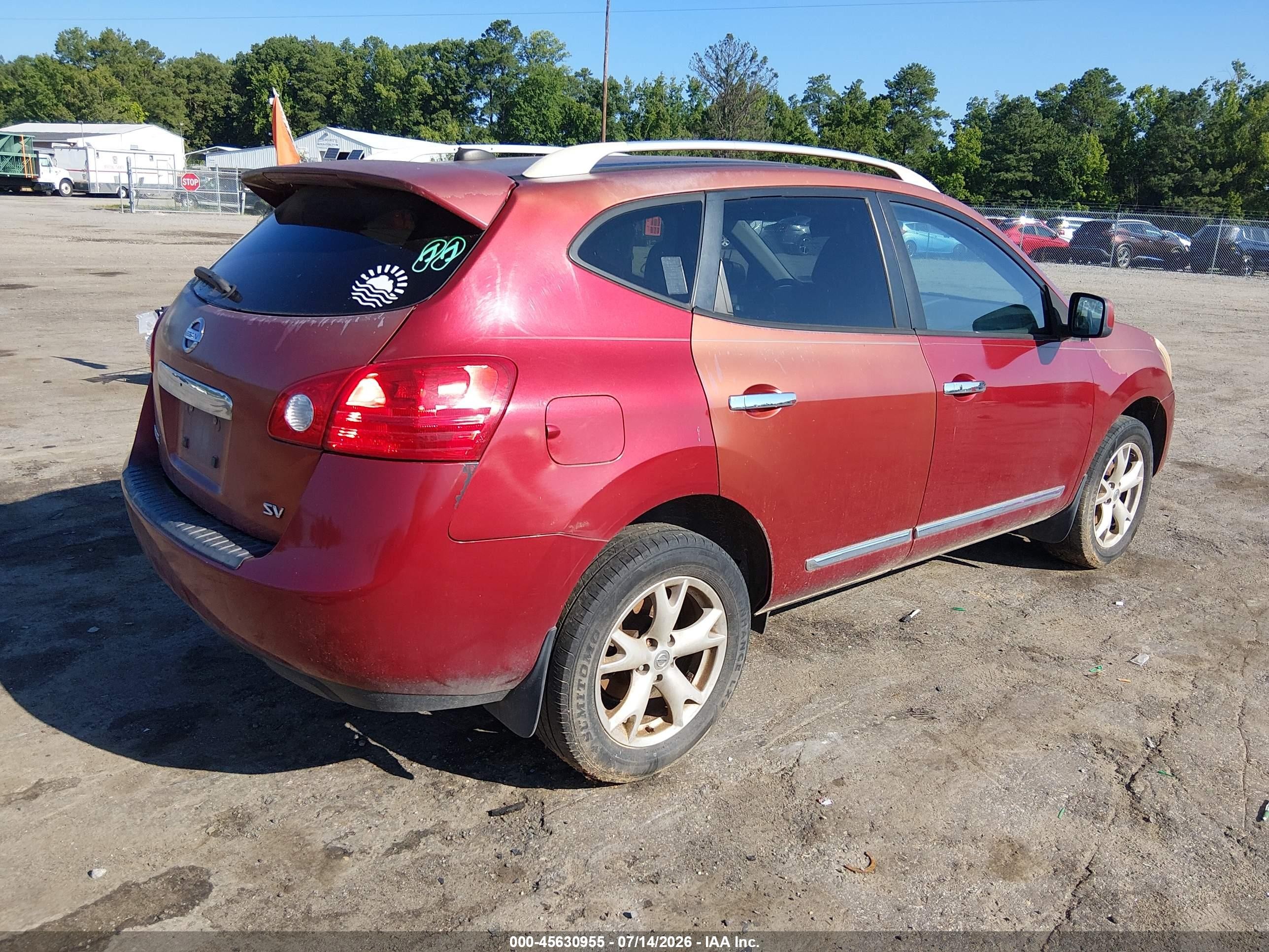 2011 Nissan Rogue Sv Red vin: JN8AS5MTXBW150573