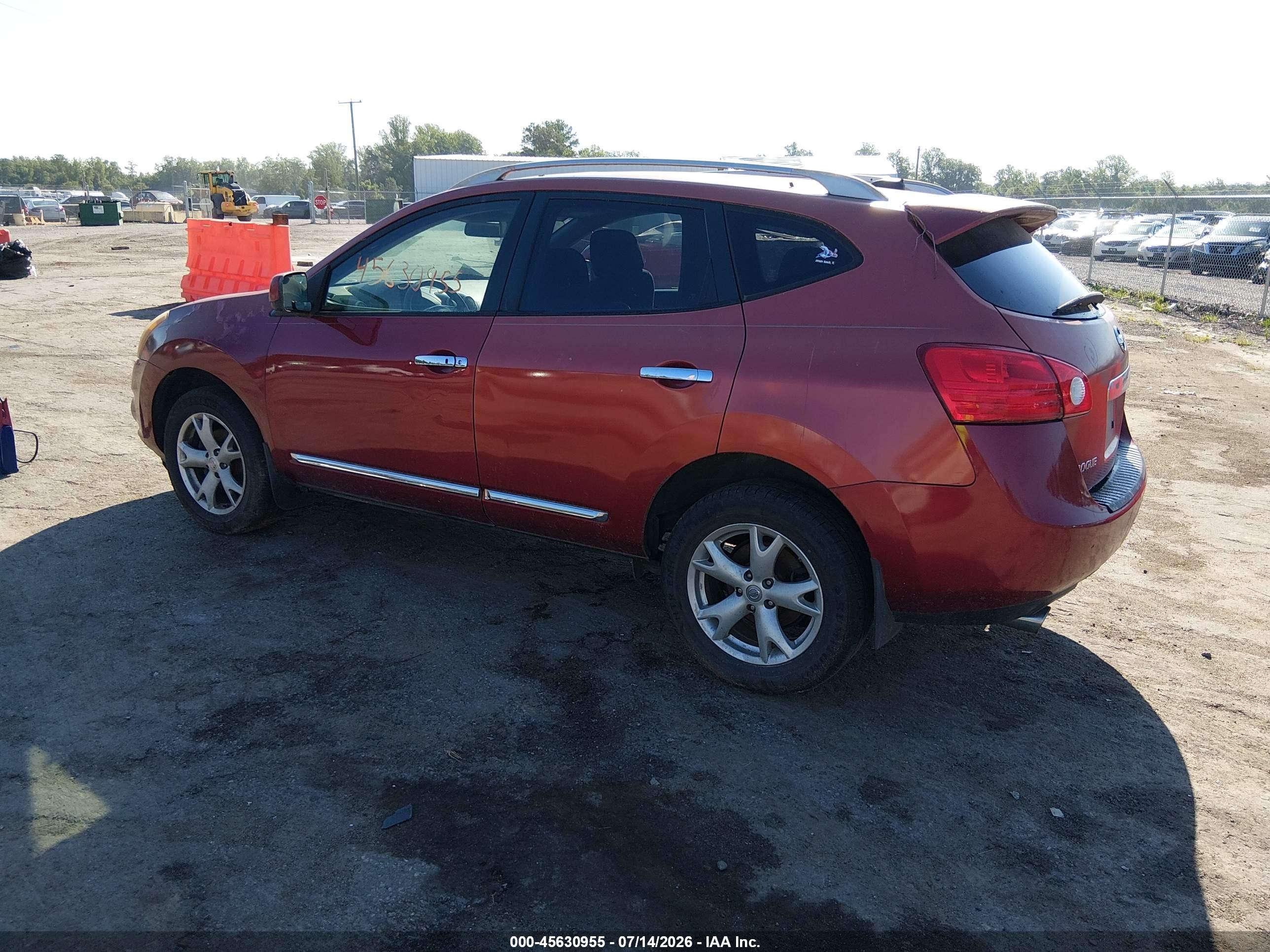2011 Nissan Rogue Sv Red vin: JN8AS5MTXBW150573
