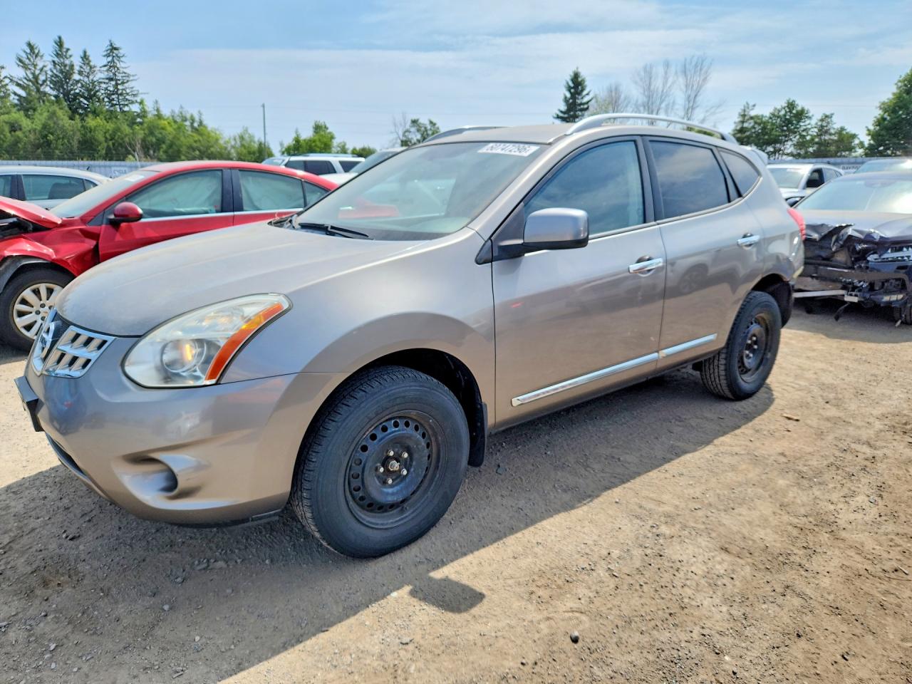2011 Nissan Rogue S Gray vin: JN8AS5MTXBW154851