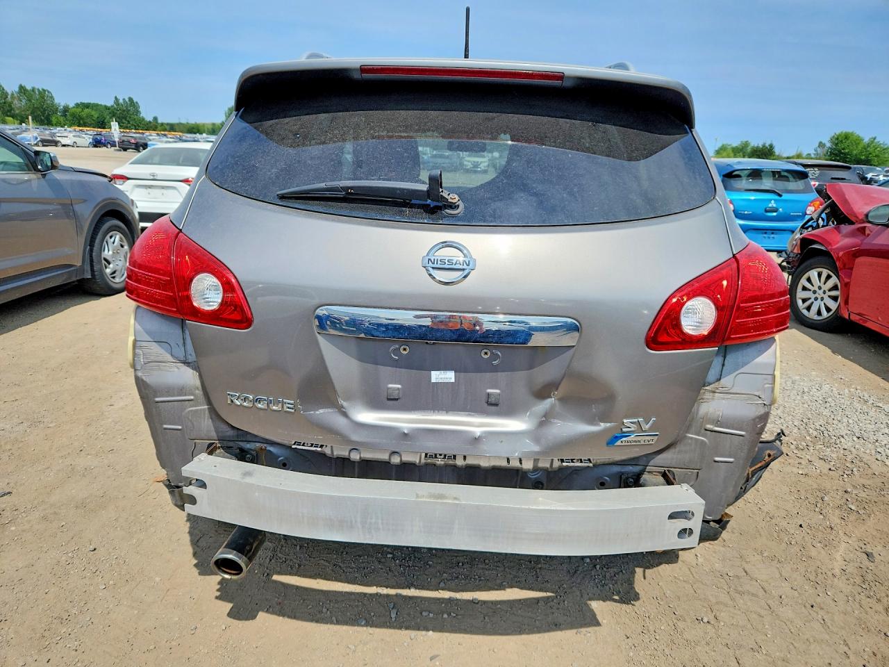 2011 Nissan Rogue S Gray vin: JN8AS5MTXBW154851