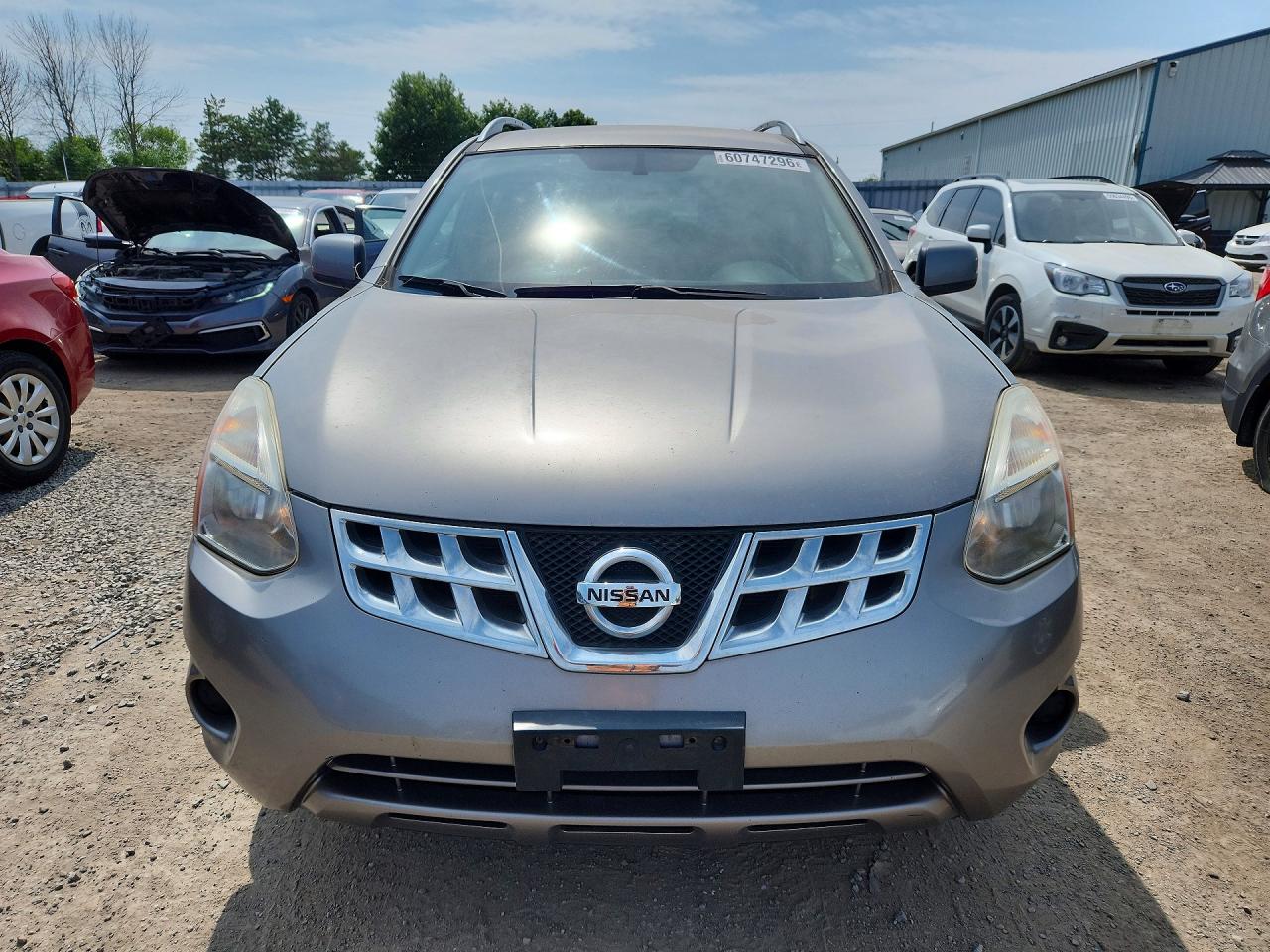 2011 Nissan Rogue S Gray vin: JN8AS5MTXBW154851